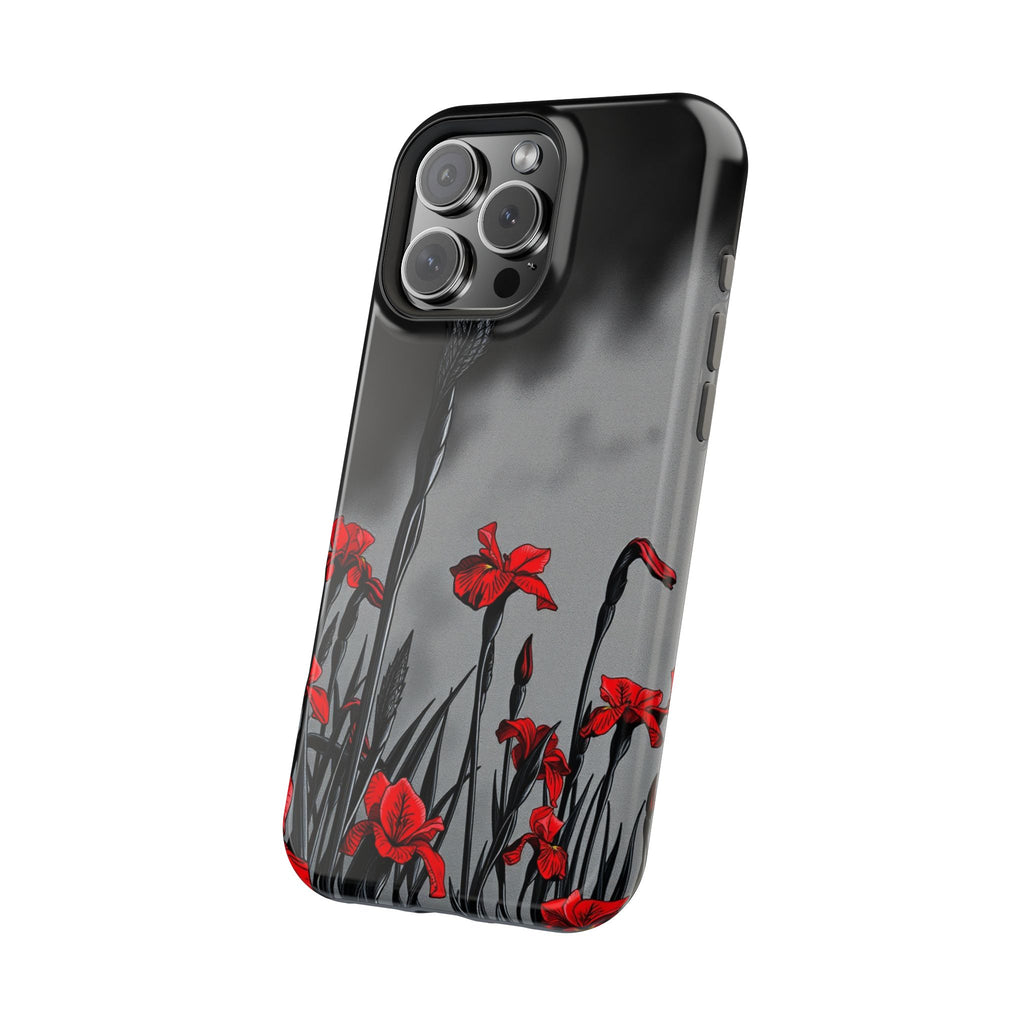 iPhone Iris Garden Cinematic Art Soft Finish Everyday Cas Slim Snap Case · iPhon