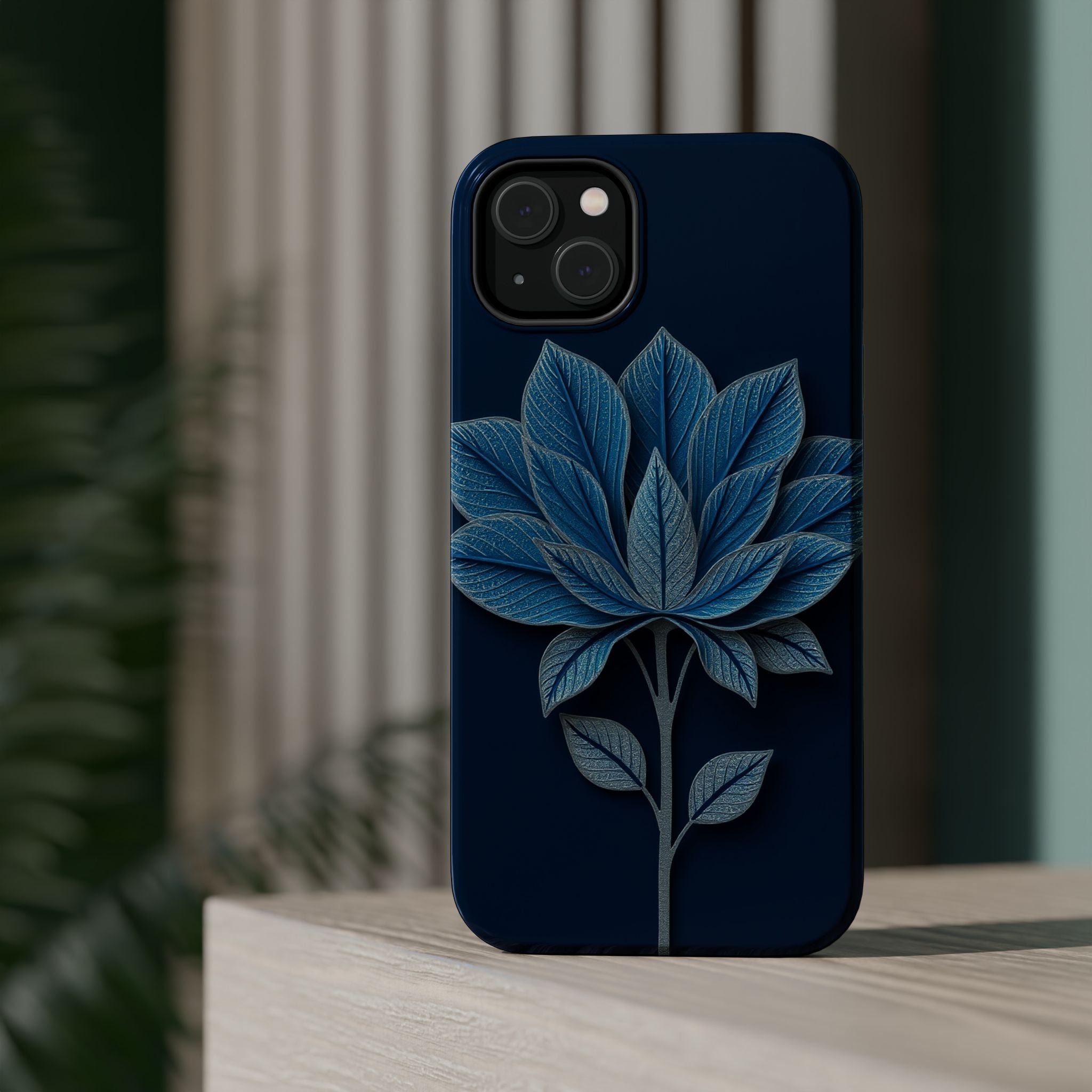 iPhone Night Bloomer Paper Cut Art Bold Modern Everyday Snap Case · iPhone Case