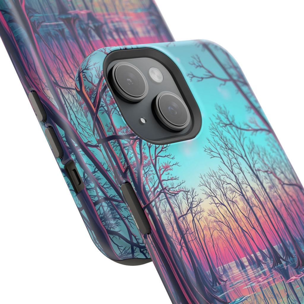 iPhone Cypress Swamp Holographic Iridescent Slim iPhone Everyday · iPhone Case