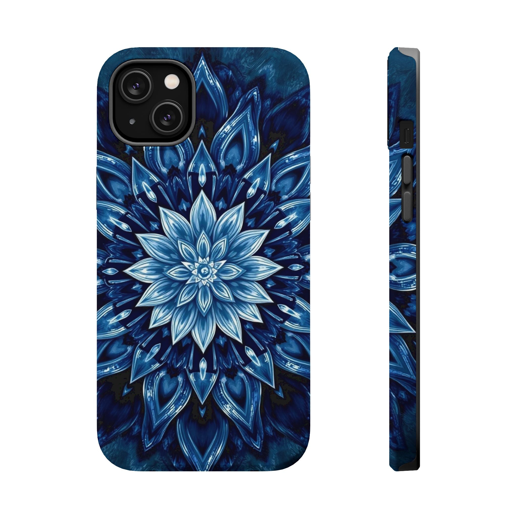iPhone Floral Mandala Electric Art Bold Modern Everyday Snap Case · iPhone Case