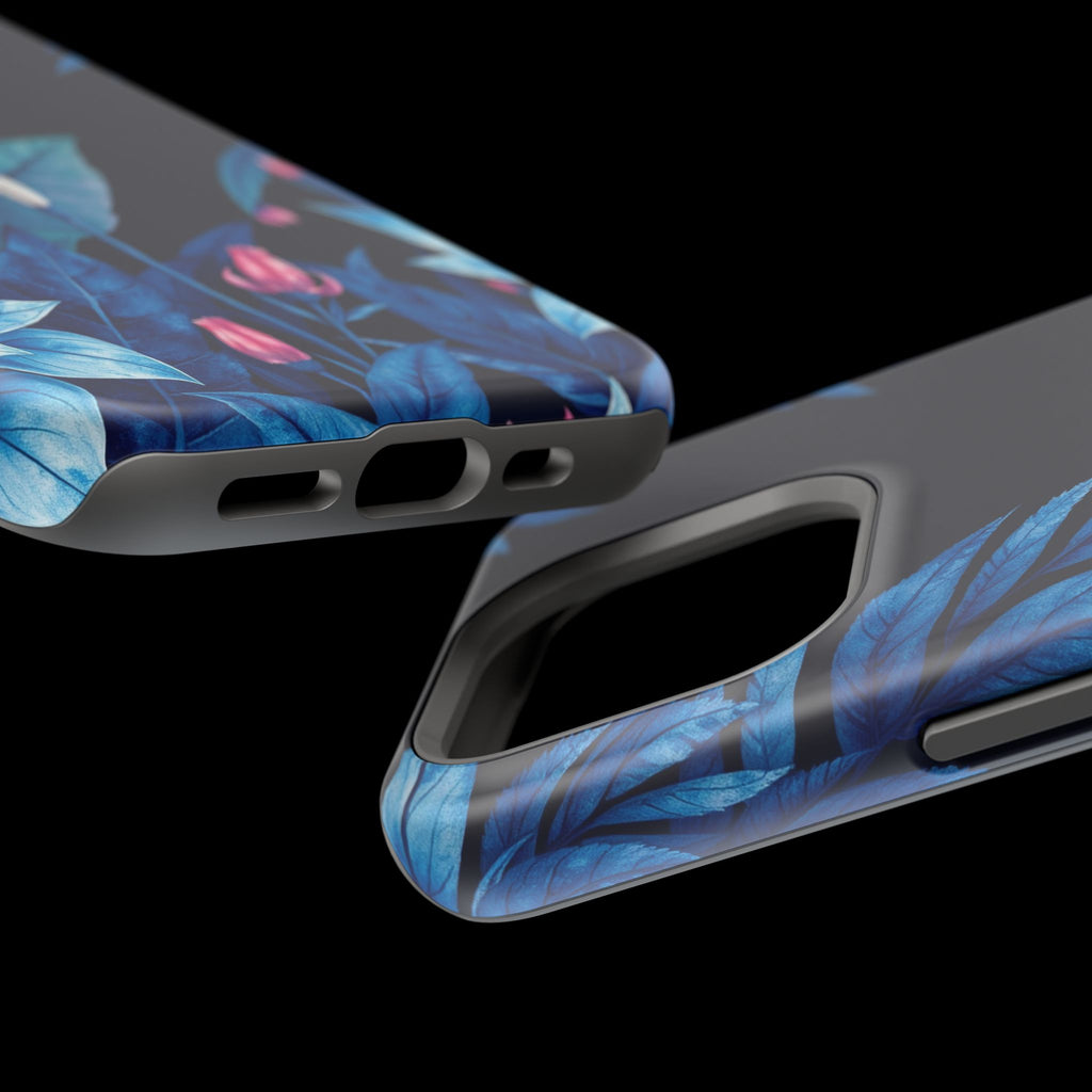 iPhone Serene Jungle Floral Design Clean Minimal Snap Cas Slim Snap Case · iPhon