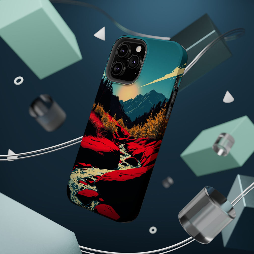 iPhone Earthy Spring Creek Design Bold Modern Everyday Snap Case · iPhone Case