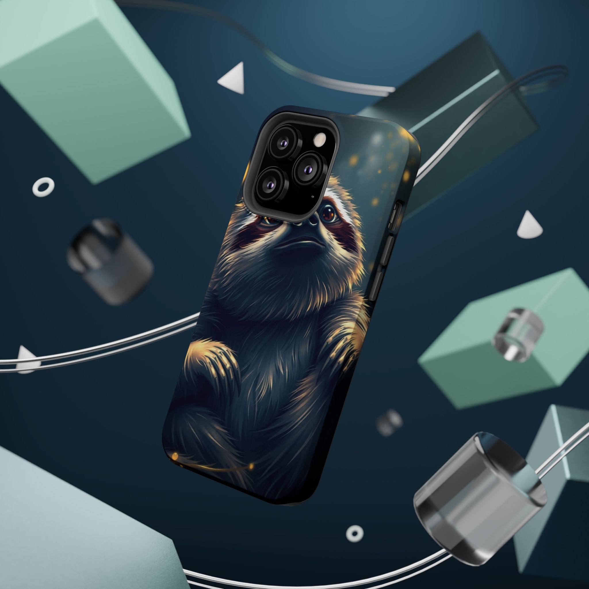 iPhone Vibrant Cozy Sloth Mode Design Slim Everyday Designer Case · iPhone Case