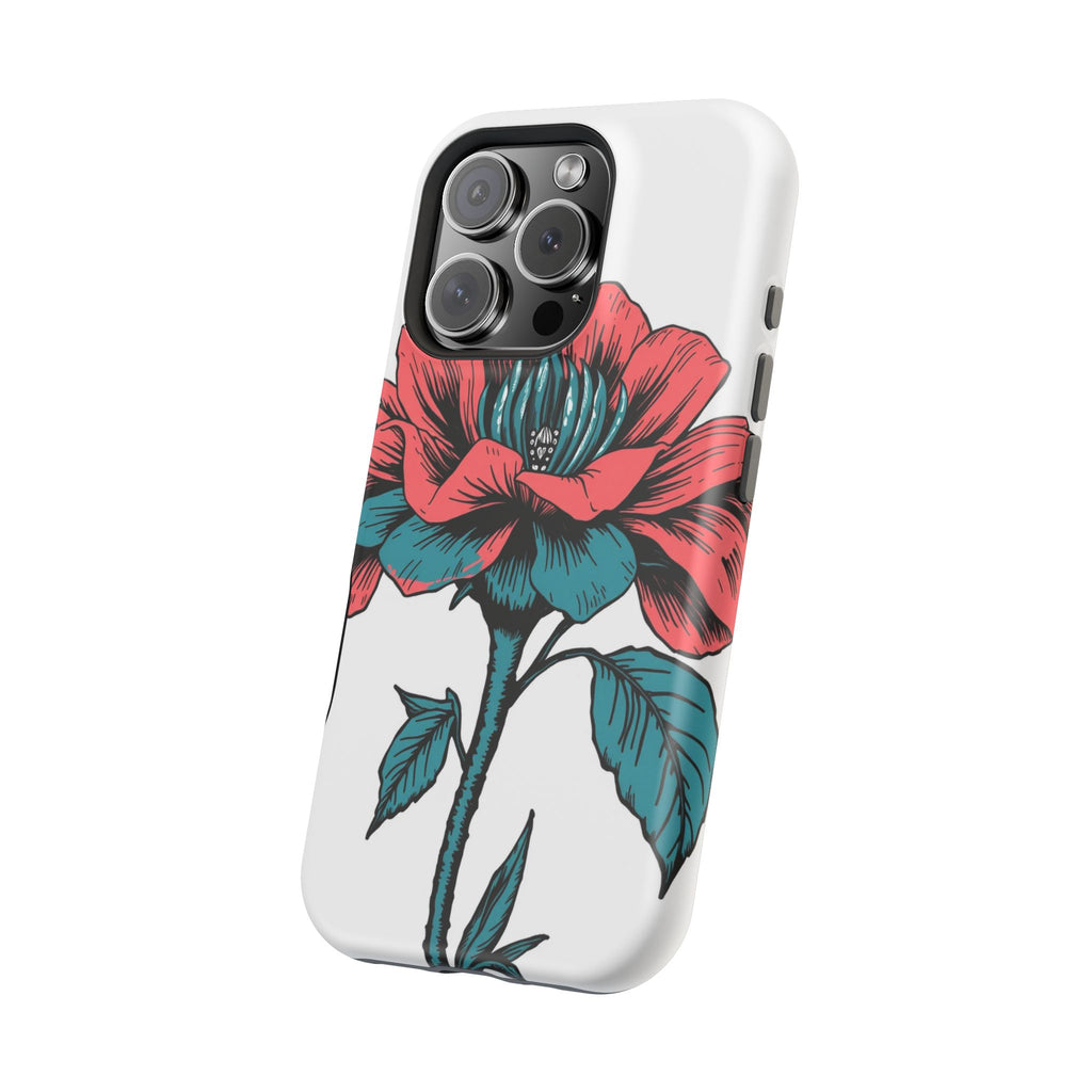 iPhone Garden Party Bloom Dark Gothic Ink Slim Snap Case · iPhone Case