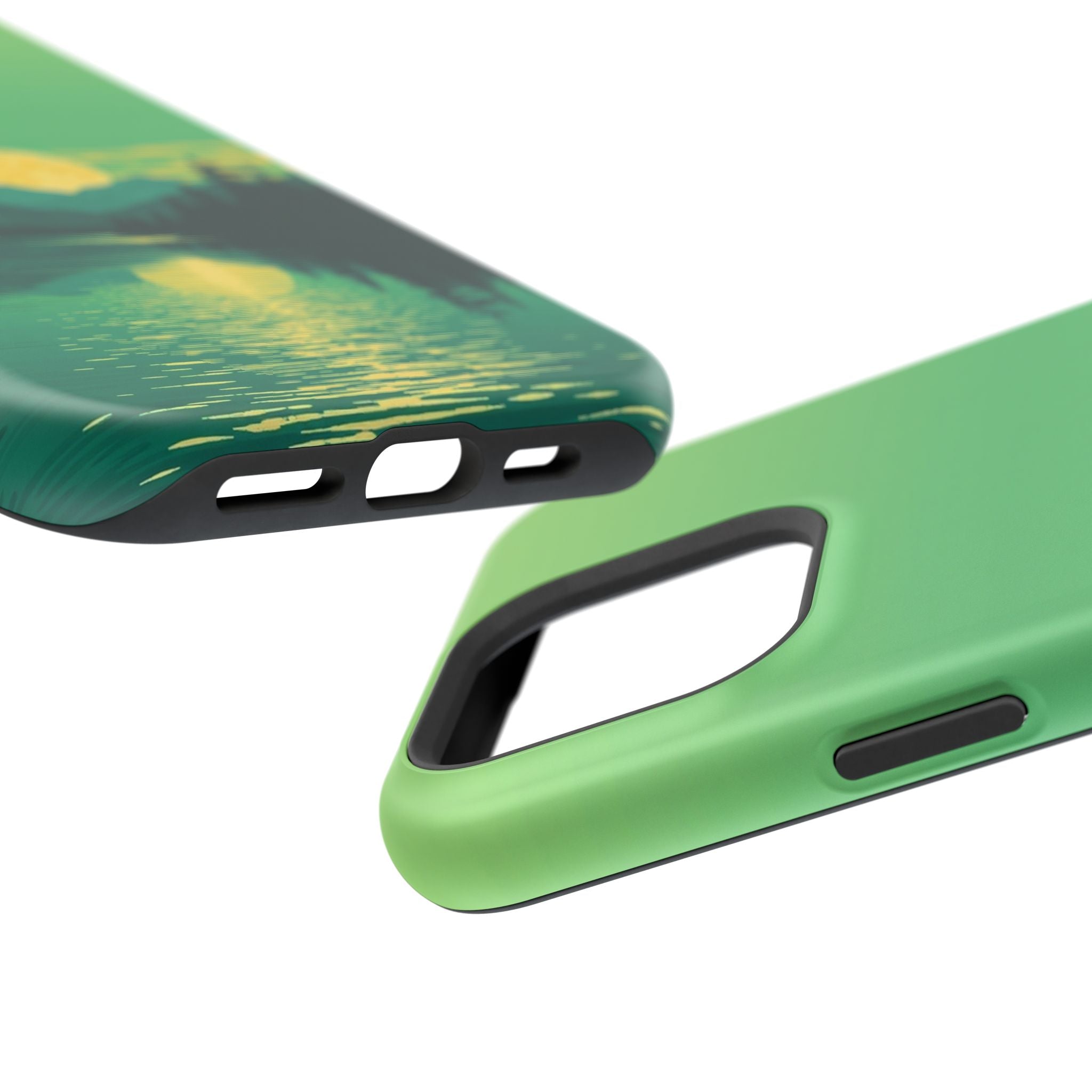 iPhone Lake at Twilight Risograph Print Slim Everyday iPhone Designer · iPhone C