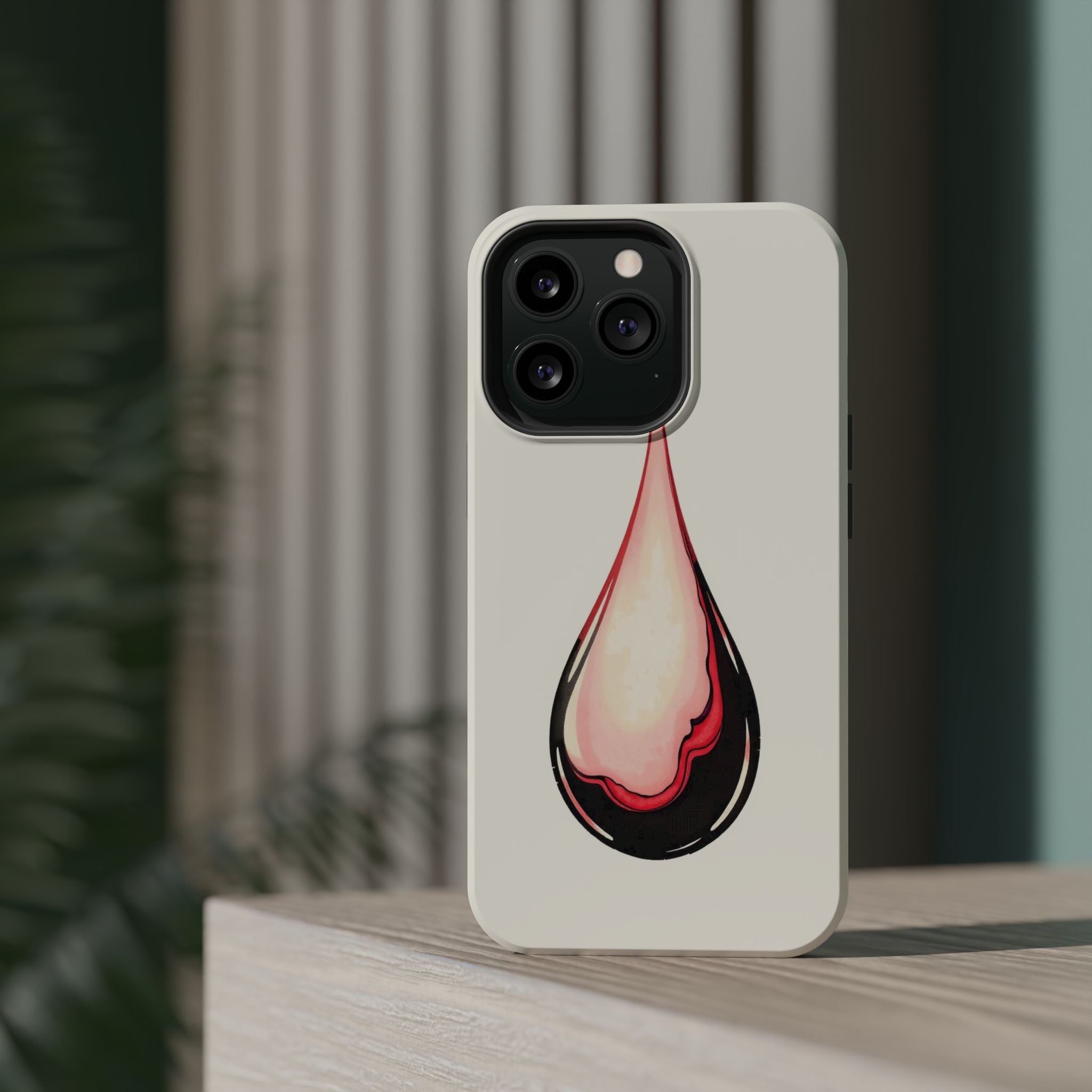 iPhone Ink Drop Dark Gothic Slim Everyday Designer Case · iPhone Case Quiet Mood