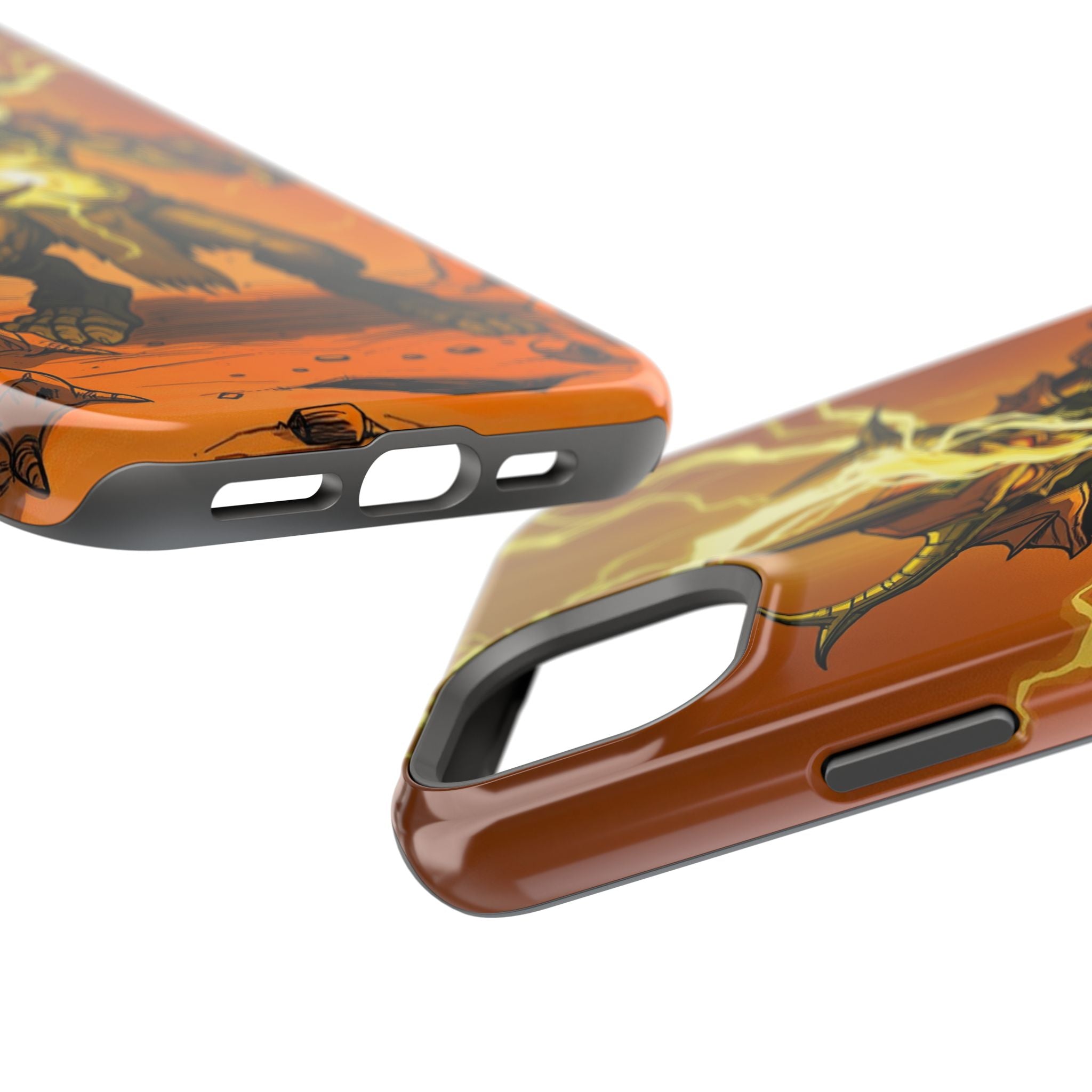 iPhone Burnt Orange And Sand Chaos Goblin Energy Clean Minimal Snap Case · iPhon