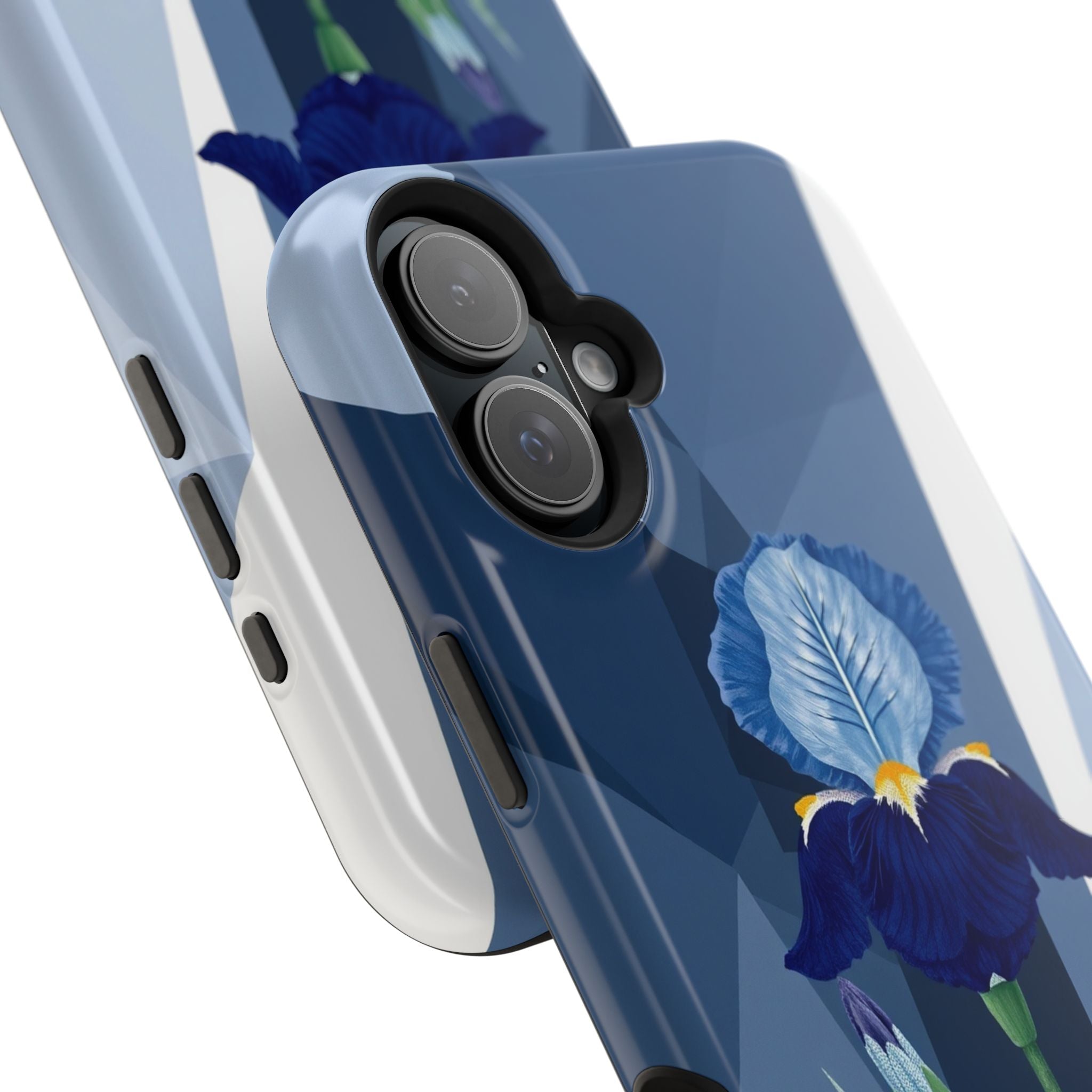 iPhone Earthy Iris Garden Design Bold Modern Everyday Snap Case · iPhone Case