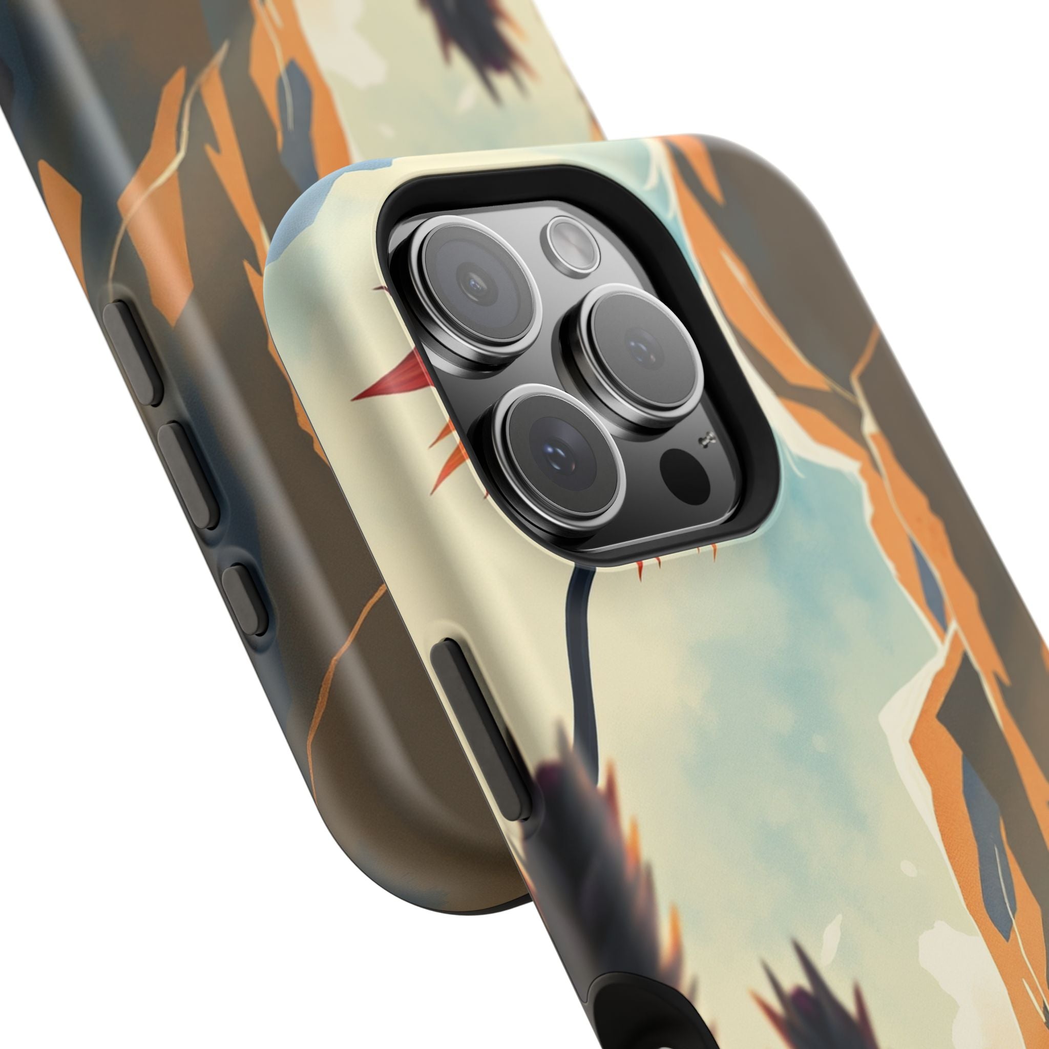 iPhone Bud Burst Vibrant Watercolor Artistic Everyday Cas Slim Snap Case · iPhon