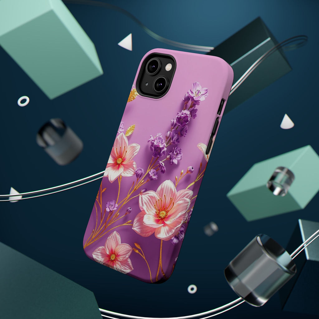 iPhone Radiant Floral Gold Foil Design Slim Everyday Designer Case · iPhone Case