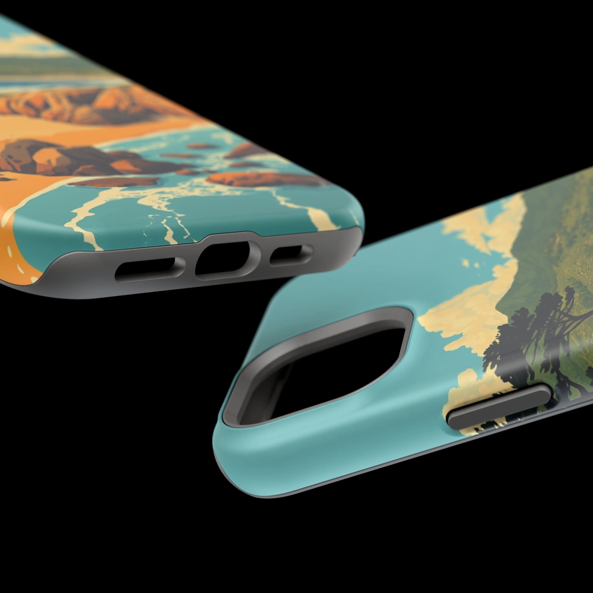 iPhone Pebble Beach Vintage Retro Poster Slim Everyday iPhone Designer · iPhone