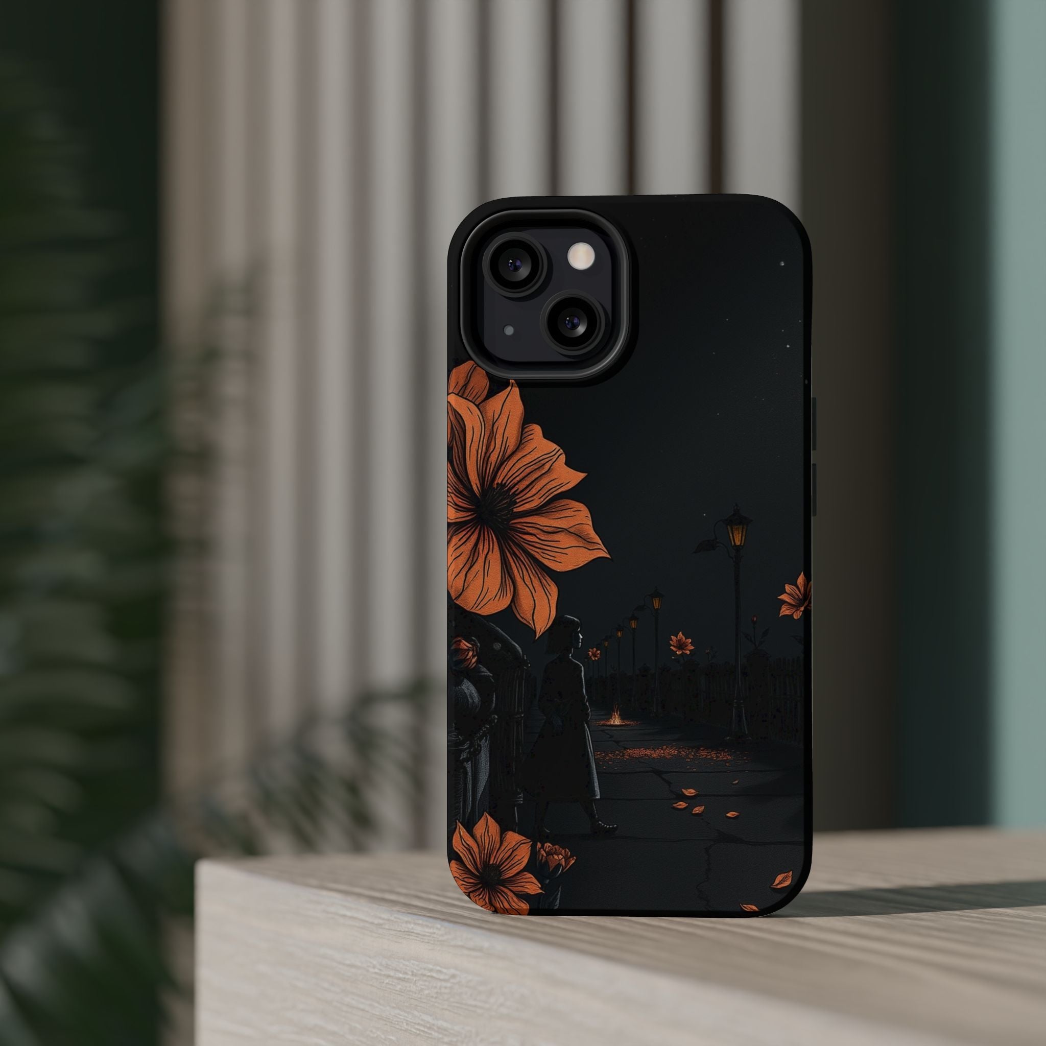 iPhone Night Bloomer Electric Art Bold Modern Everyday Snap Case · iPhone Case