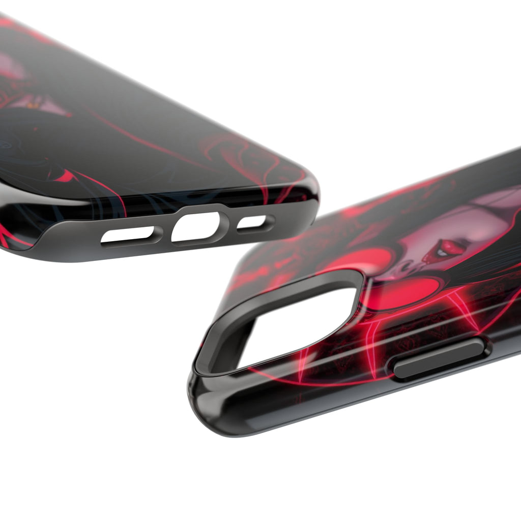 iPhone Black And Crimson Art Nouveau Female Slim Everyday Designer Case · iPhone