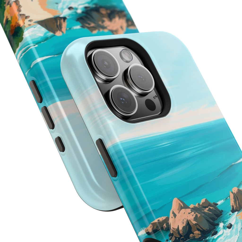 iPhone Pebble Beach Cinematic Art Bold Modern Everyday Snap Case · iPhone Case