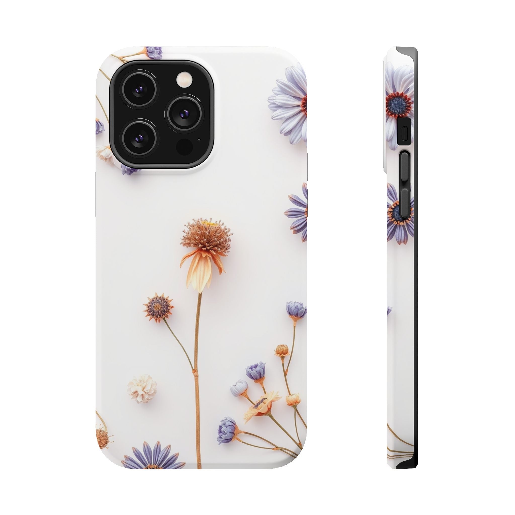 iPhone Dried Flower Flat Lay Bold Art Slim Everyday Designer Case · iPhone Case