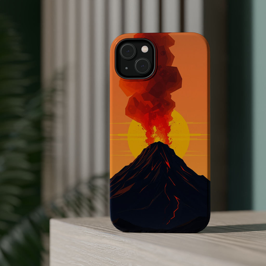 iPhone Vibrant Volcanic Eruption Design Slim Everyday iPhone Designer · iPhone C