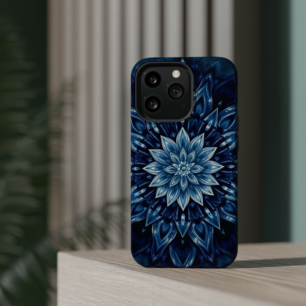 iPhone Floral Mandala Electric Art Bold Modern Everyday Snap Case · iPhone Case
