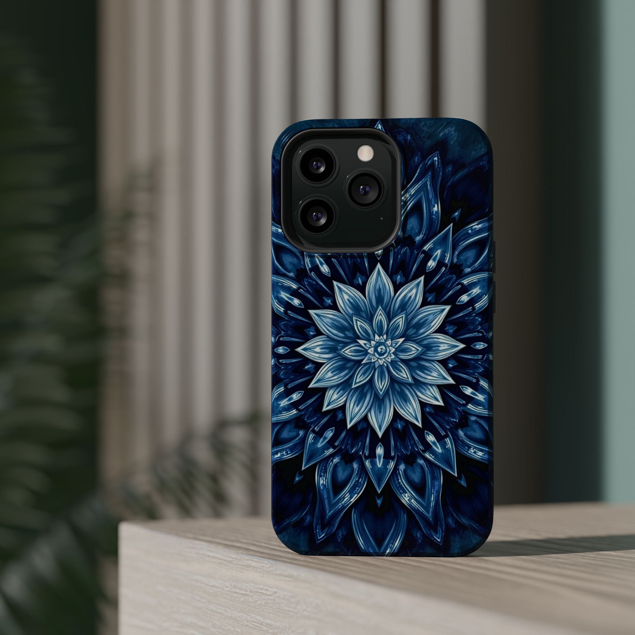 iPhone Floral Mandala Electric Art Bold Modern Everyday Snap Case · iPhone Case