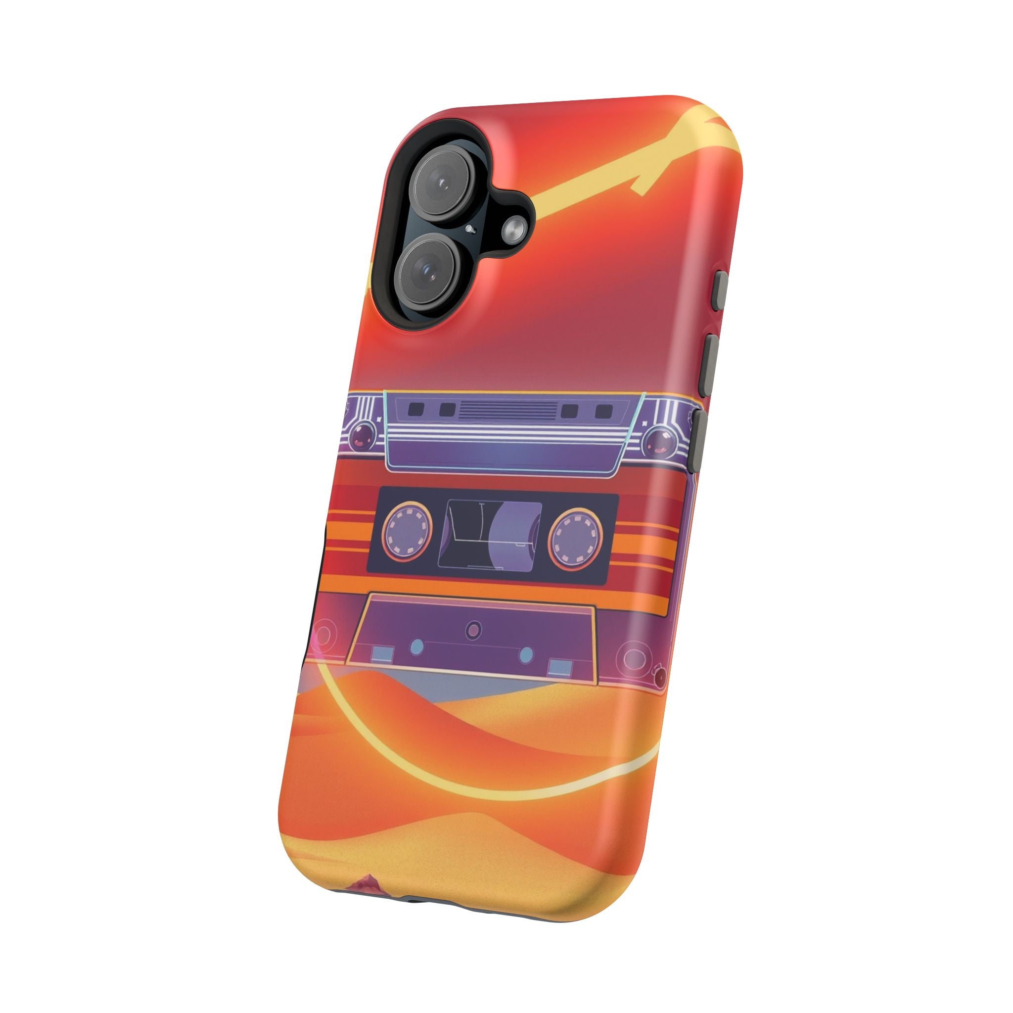 iPhone Cassette Tape Rewind Bold Art Slim Everyday Designer Case · iPhone Case