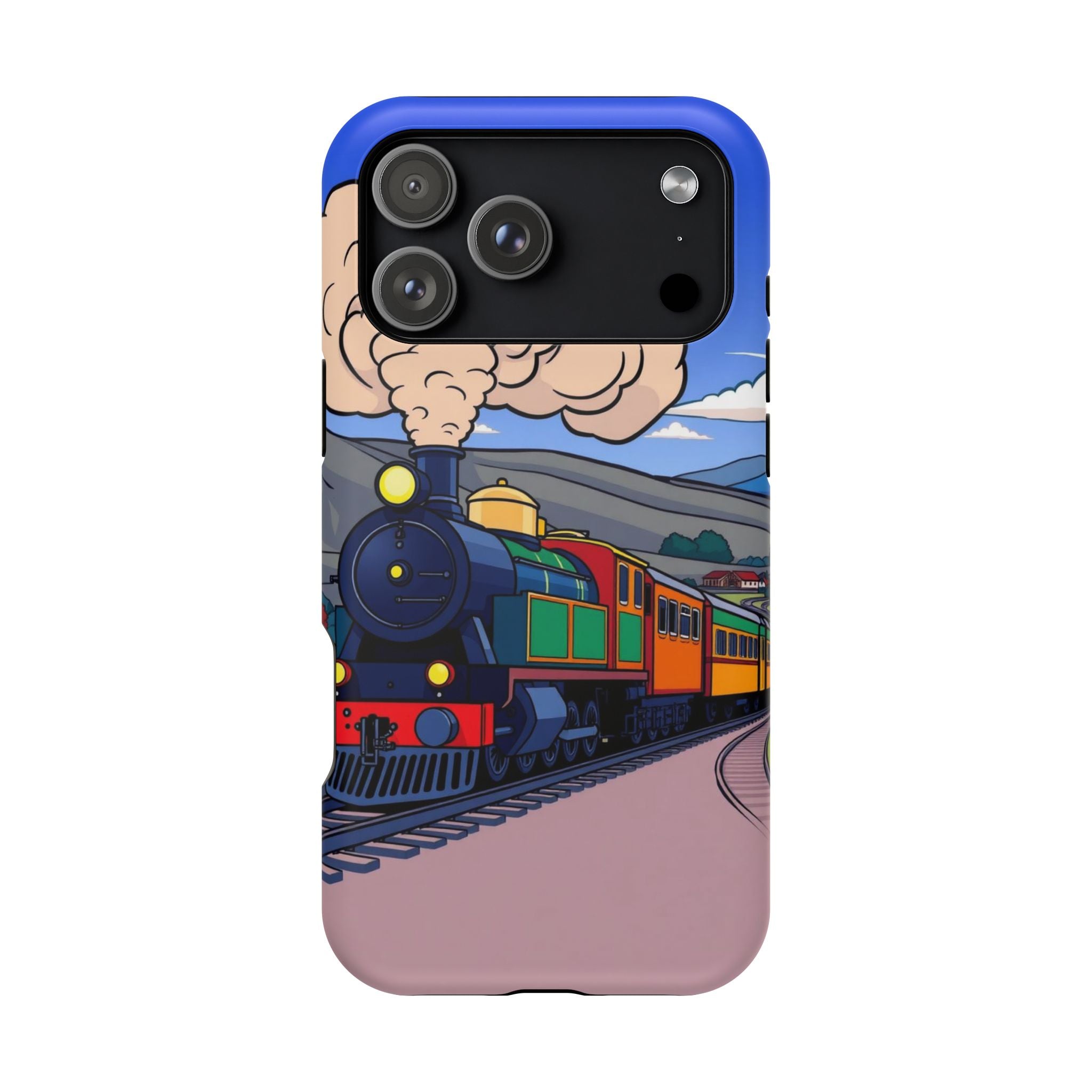 iPhone Steam Locomotive Puff Kids Fun iPhone Phone Case Gift Slim · iPhone Case