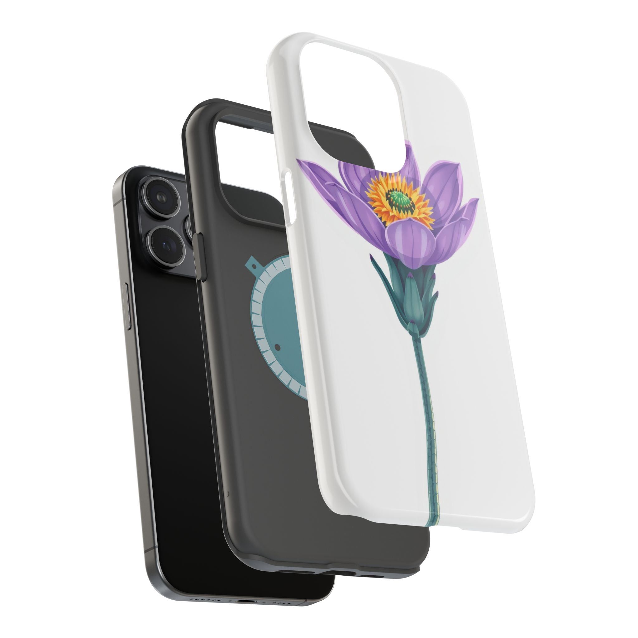 iPhone Indigo And Violet Desert Flower Slim Everyday Designer Case · iPhone Case