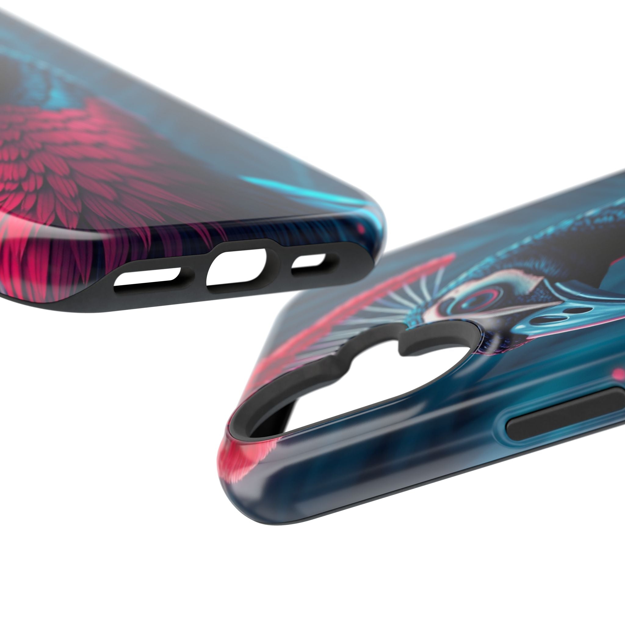 iPhone Nouveau Peacock Electric Art Slim Everyday Designer Case · iPhone Case