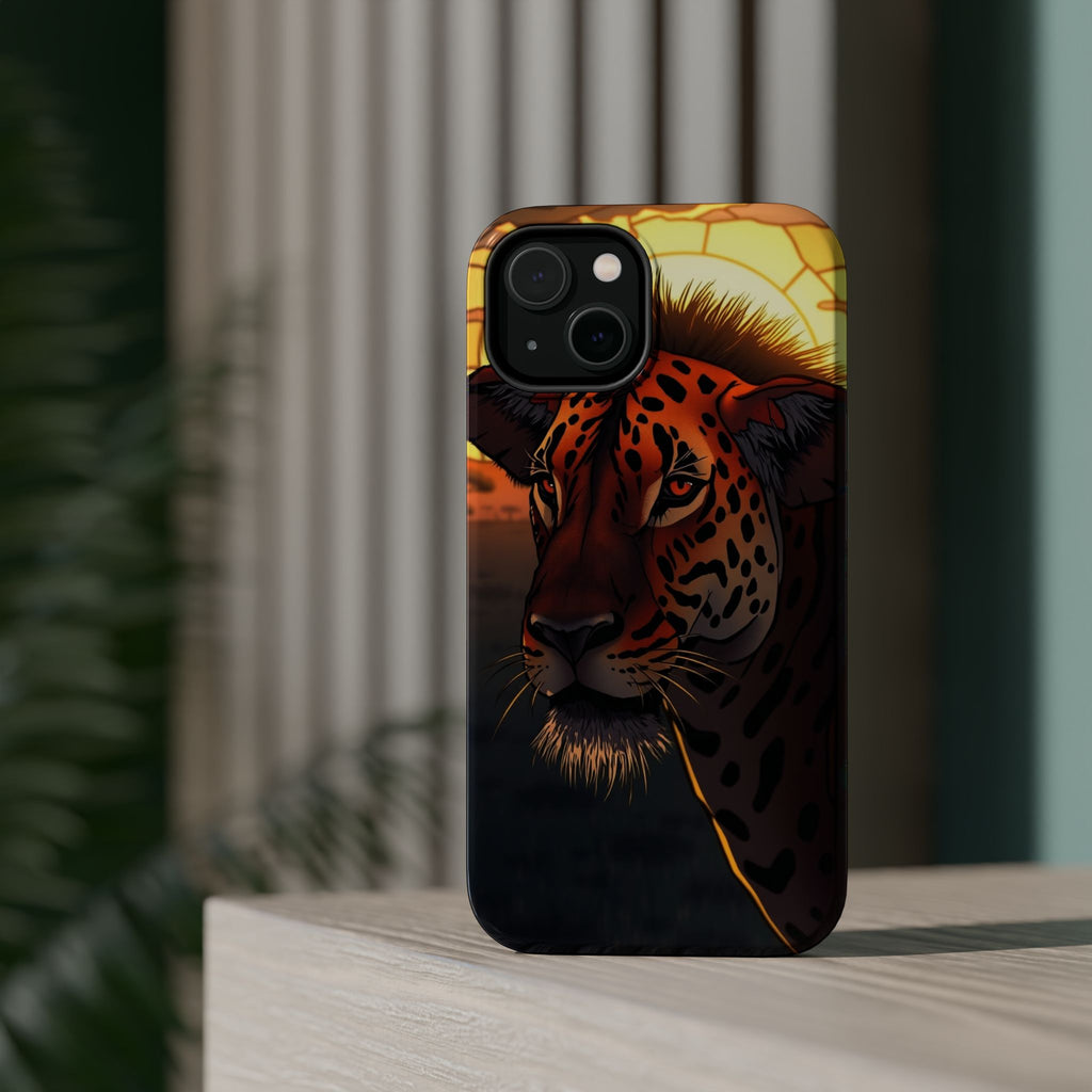 iPhone Savanna Horizon Stained Glass Slim Everyday Designer Case · iPhone Case