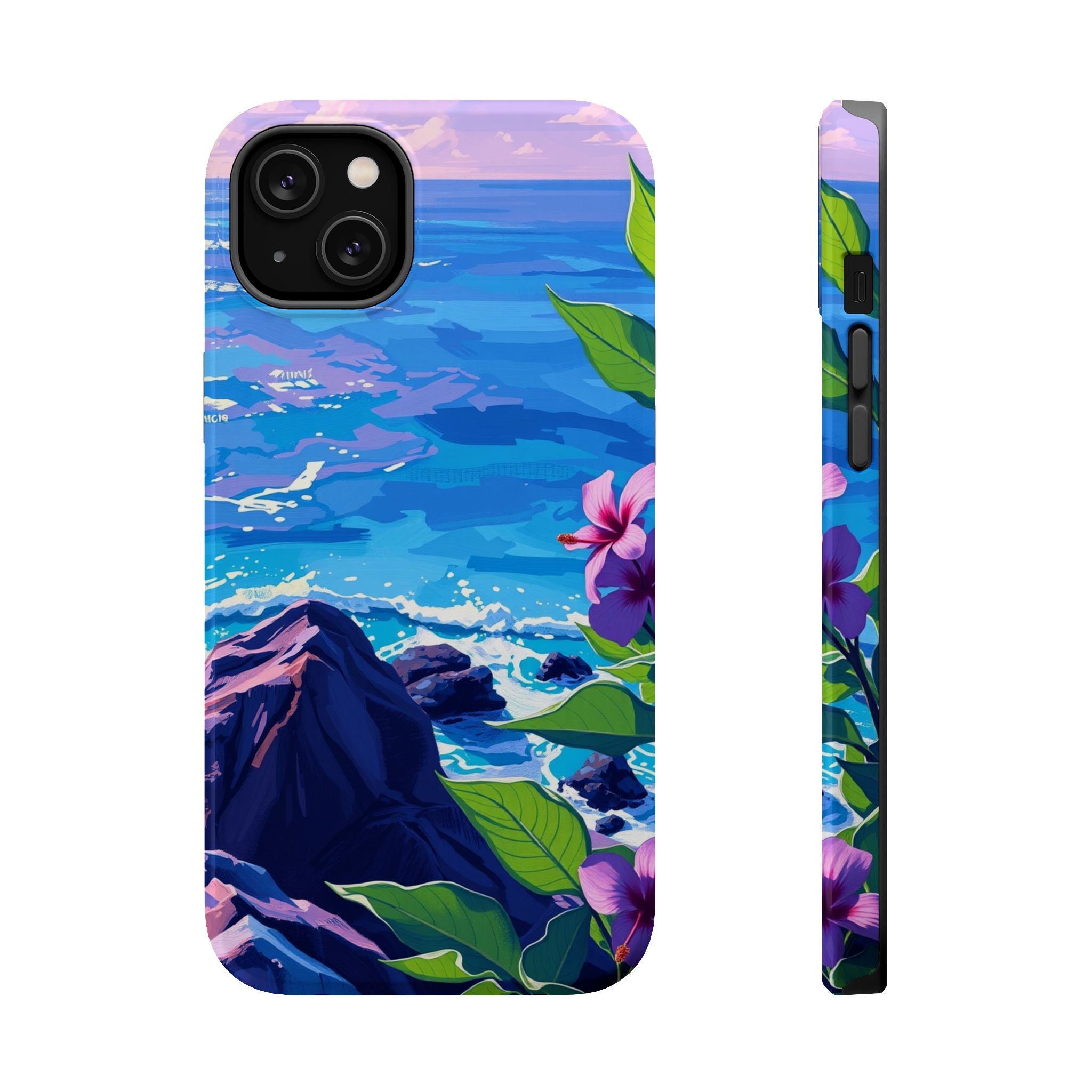 iPhone Hibiscus Coast Enchanted Art Slim Everyday Designer Case · iPhone Case
