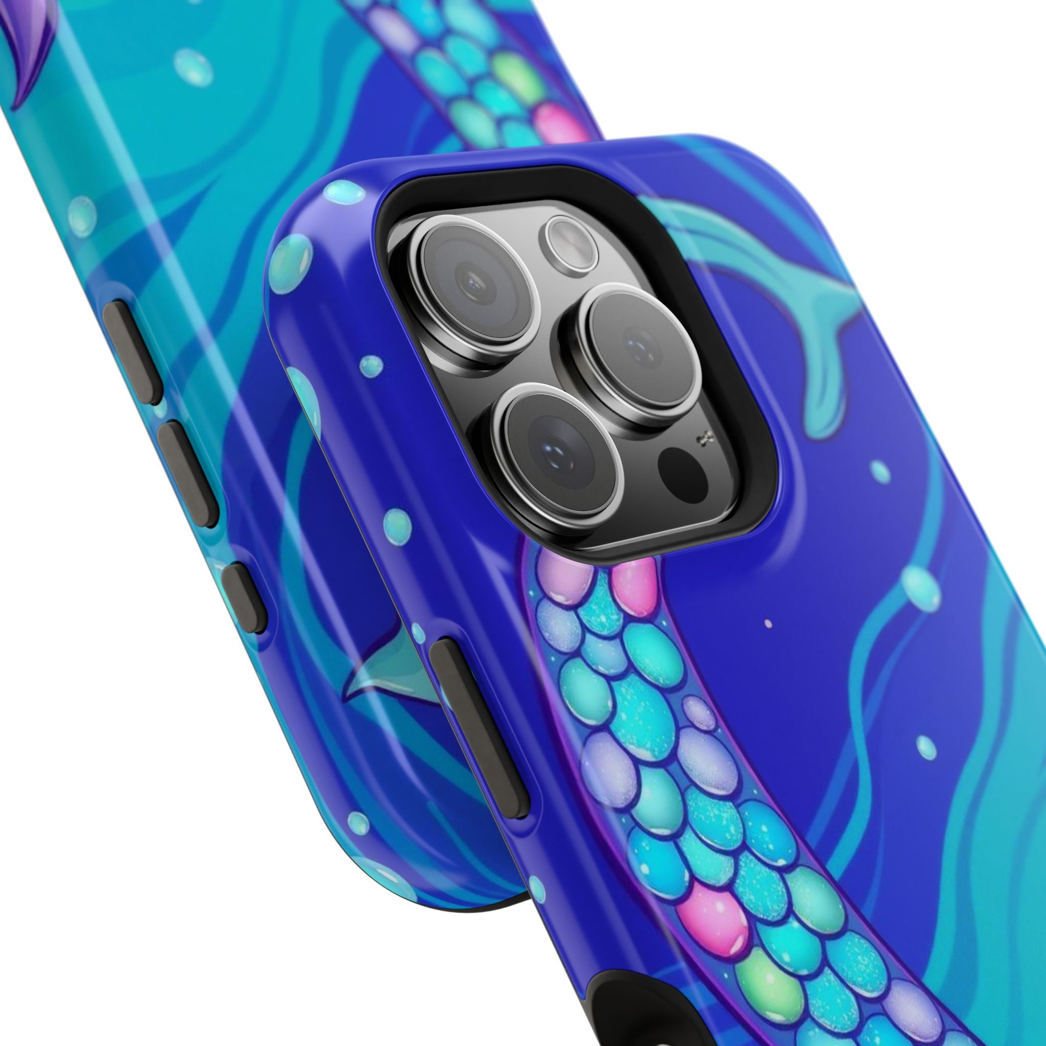 iPhone Mermaid Tail Swirl Kids Fun iPhone Phone Case Gift Artistic · iPhone Case
