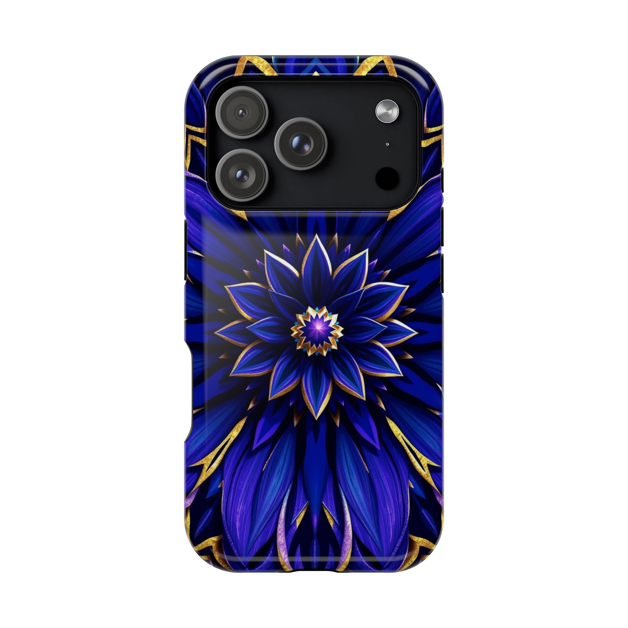 iPhone Floral Mandala Electric Art 14 Slim Everyday Designer Case · iPhone Case