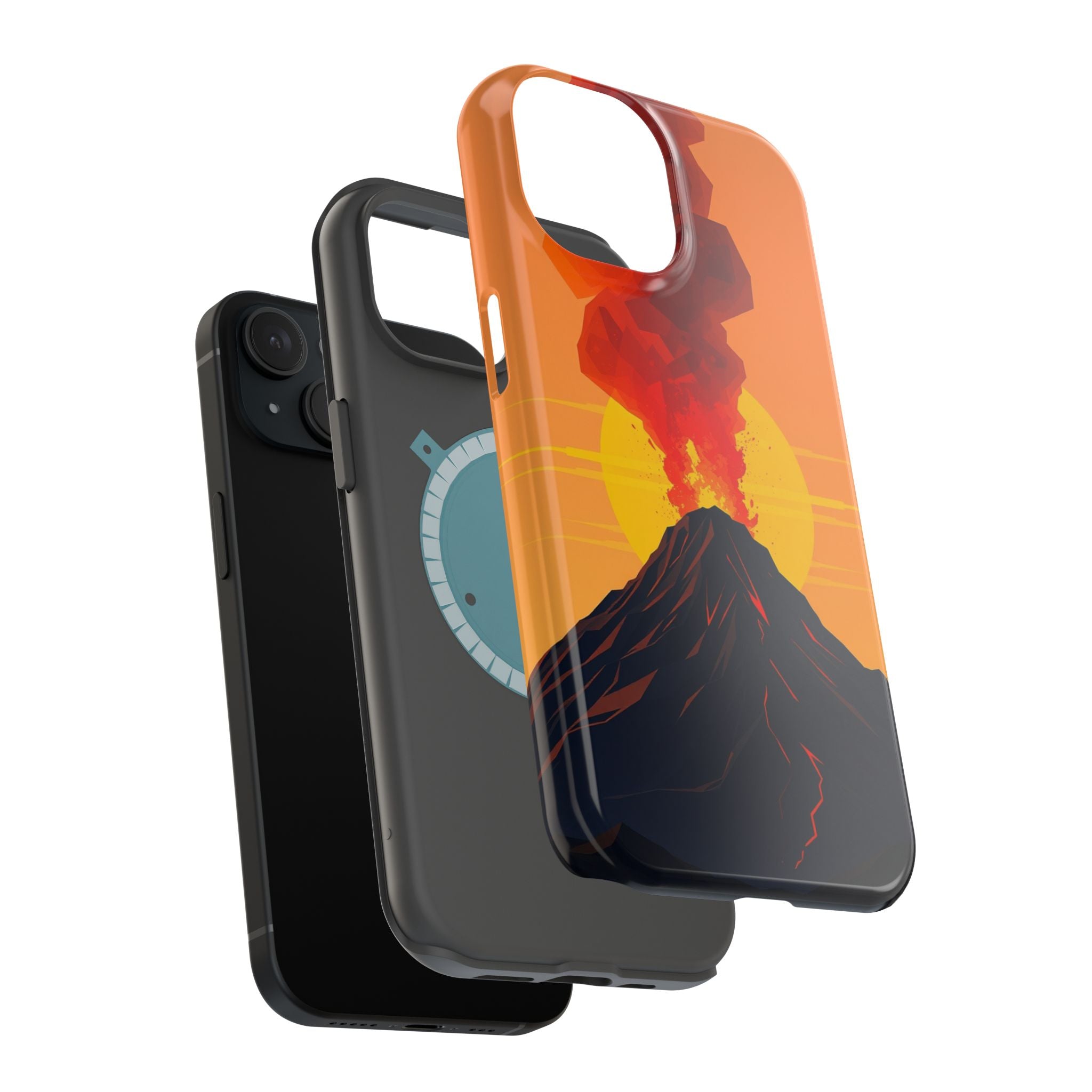 iPhone Vibrant Volcanic Eruption Design Slim Everyday iPhone Designer · iPhone C