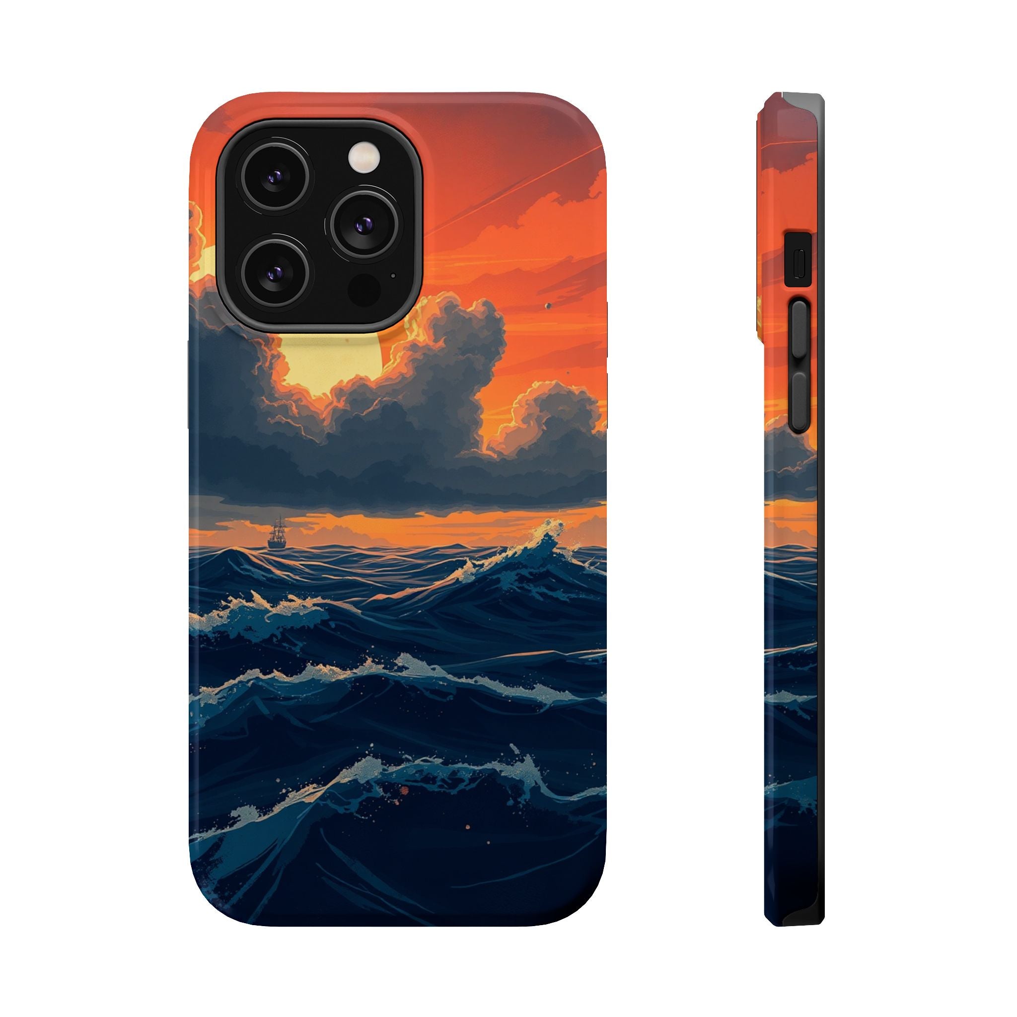 iPhone Dreamy Storm at Sea Design 15 Slim Everyday Designer Case · iPhone Case