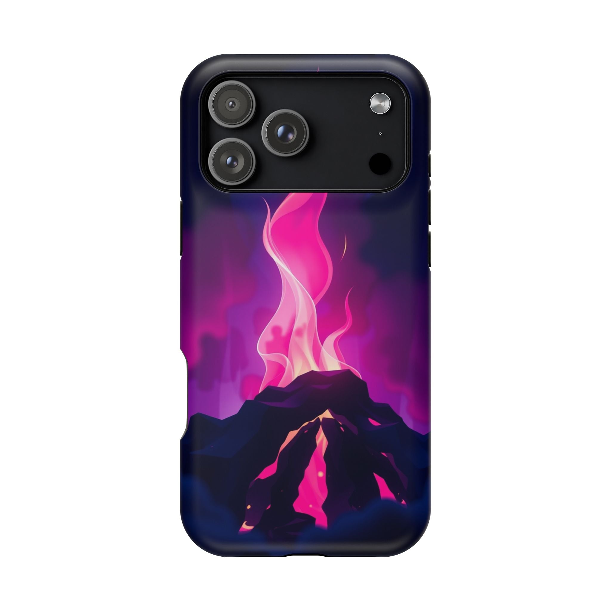 iPhone Cyan And Magenta Wildfire Glow Slim Everyday Designer Case · iPhone Case