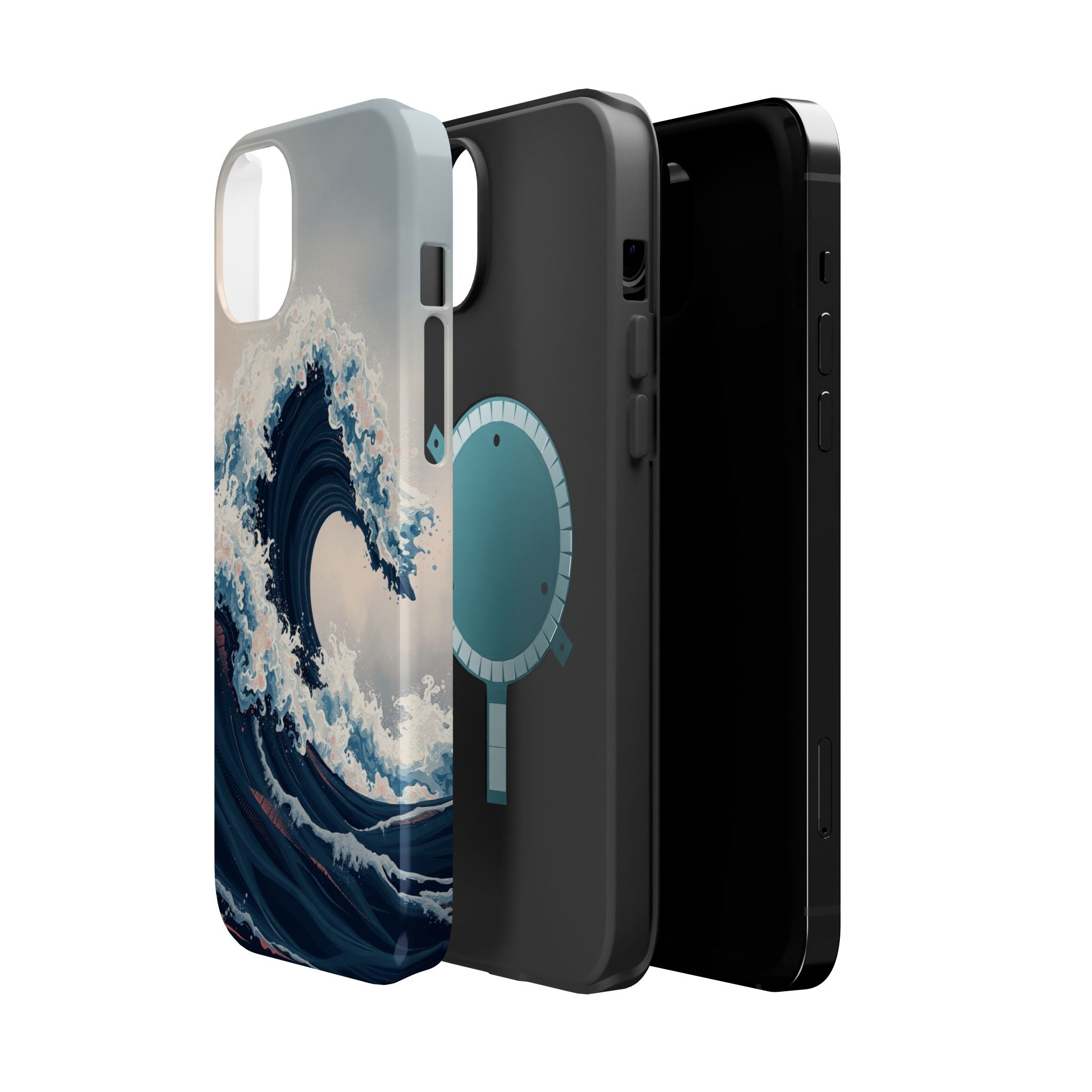 iPhone Ocean Wave Crash Grunge Distressed Slim iPhone Everyday Designer · iPhone