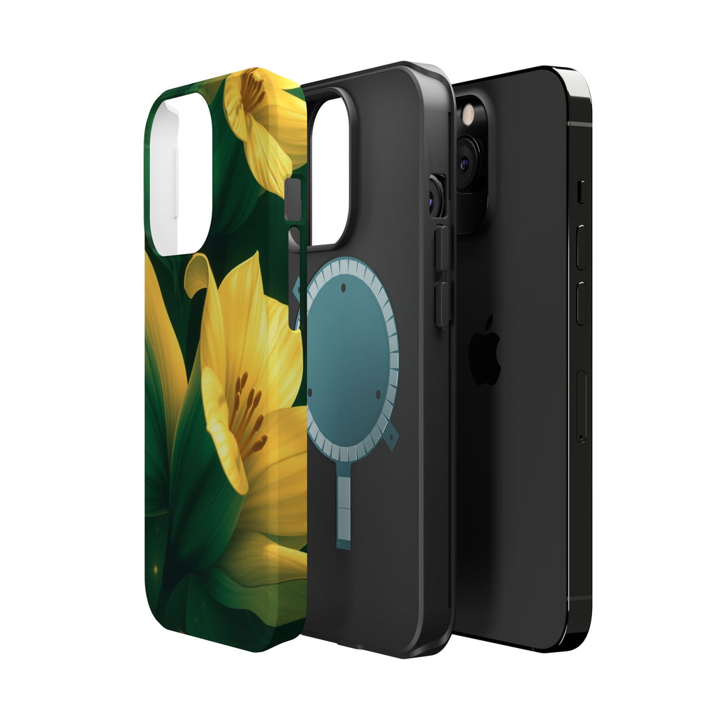 iPhone Night Bloomer Gold Foil Luxury Slim Everyday Designer Case · iPhone Case