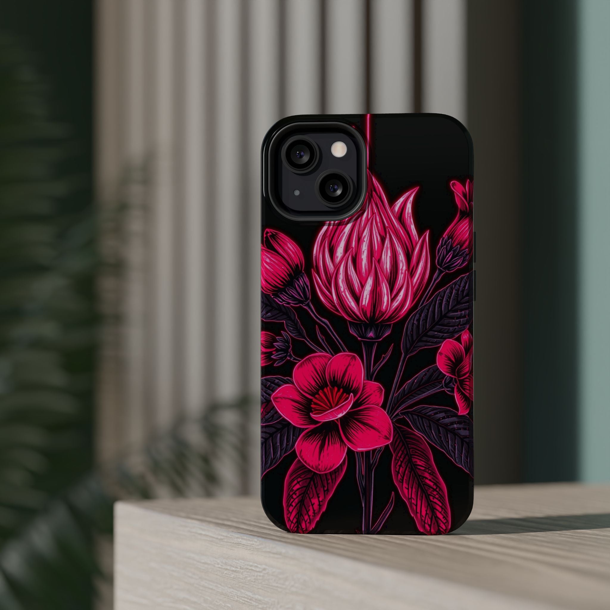 iPhone Vibrant Vintage Botanical Print Design Slim iPhone Everyday · iPhone Case