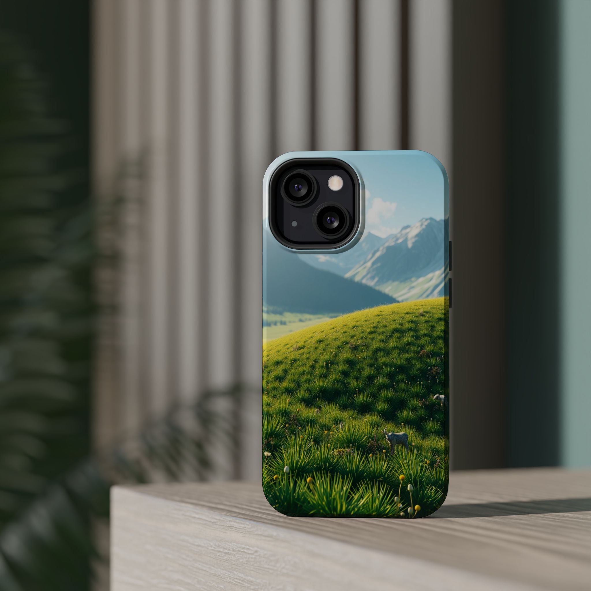 iPhone Vibrant Alpine Meadow Design Slim Everyday Designer Case · iPhone Case