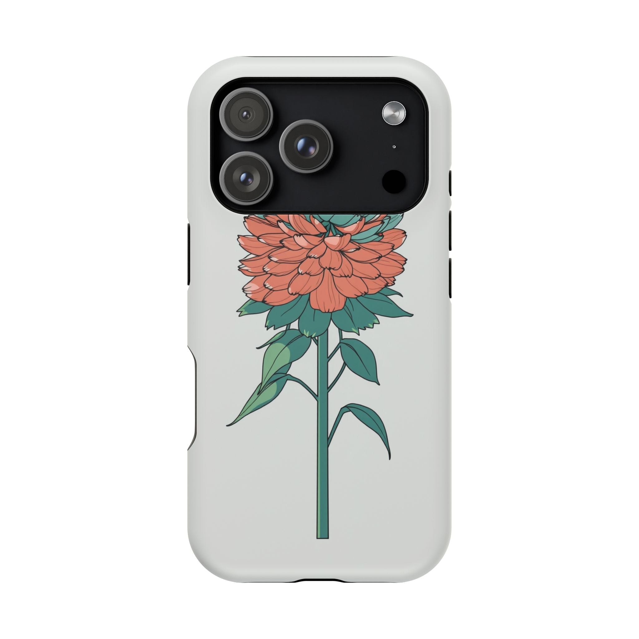 iPhone Serene Ranunculus Stack Design Slim Everyday Designer Case · iPhone Case
