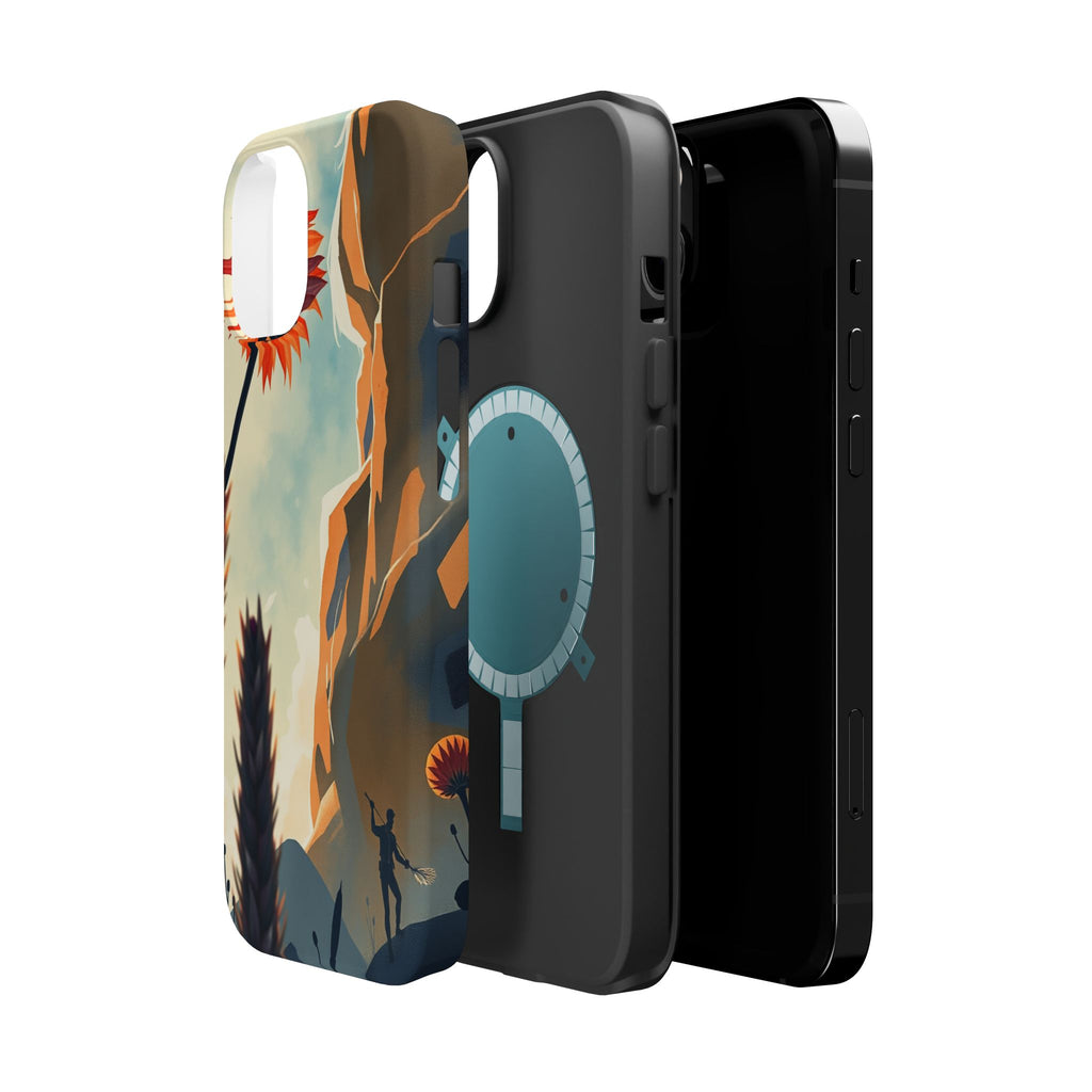 iPhone Bud Burst Vibrant Watercolor Artistic Everyday Cas Slim Snap Case · iPhon