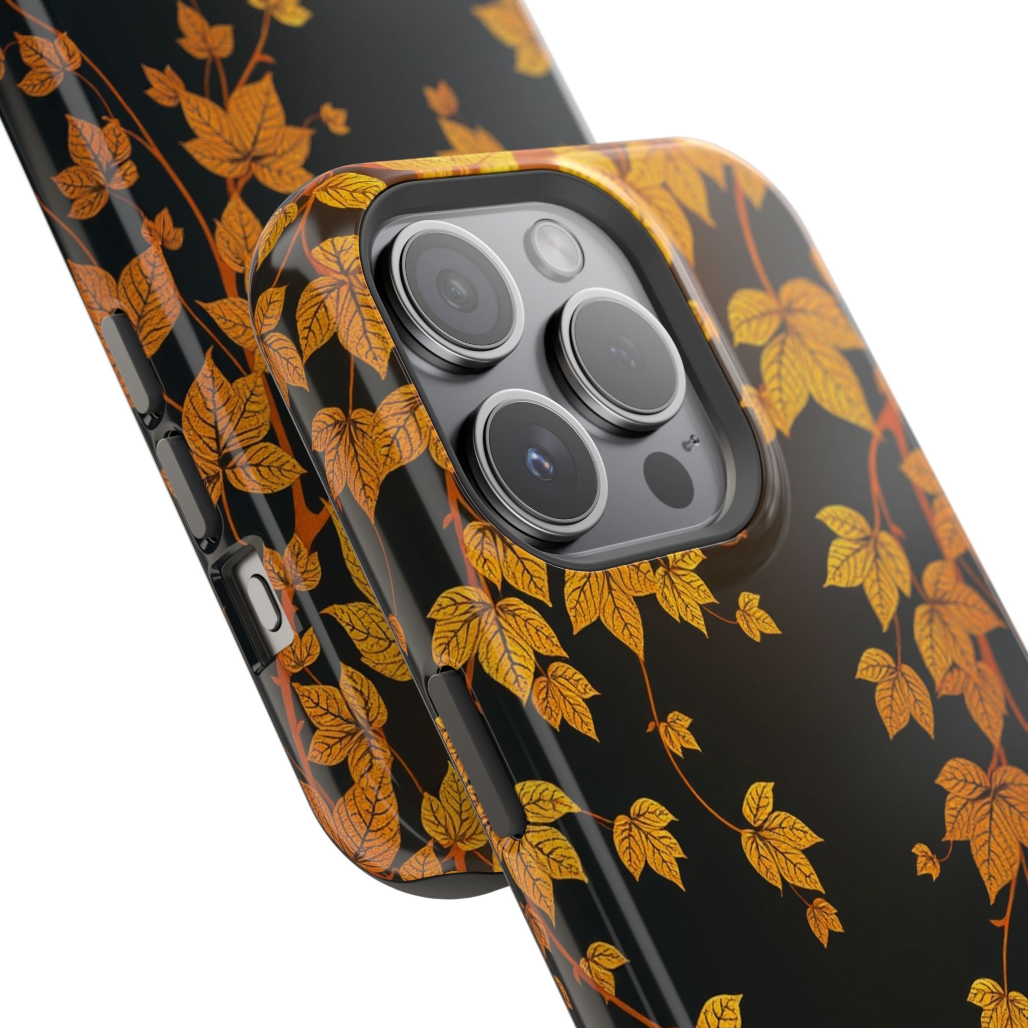 iPhone Mustard And Rust Art Nouveau Vine Slim Everyday iPhone 14 · iPhone Case