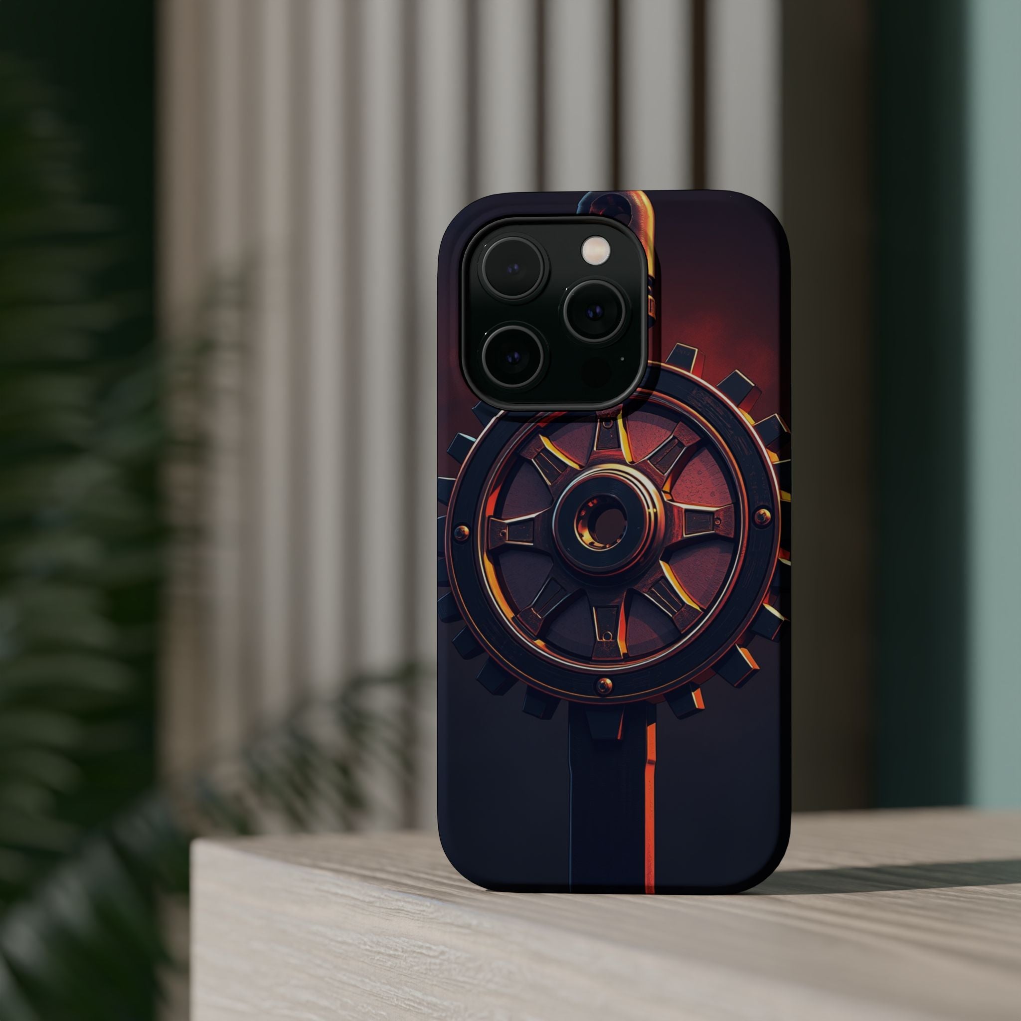 iPhone Rotary Electric Art Phone Bold Modern Everyday Snap Case · iPhone Case