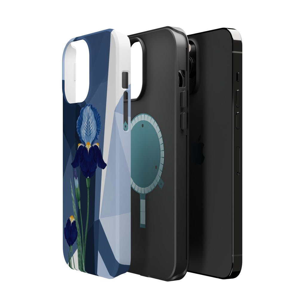 iPhone Earthy Iris Garden Design Bold Modern Everyday Snap Case · iPhone Case