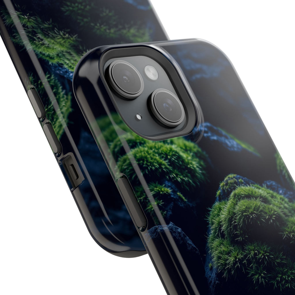 iPhone Dreamy Moss Covered Rocks Design Slim Everyday iPhone 18 · iPhone Case