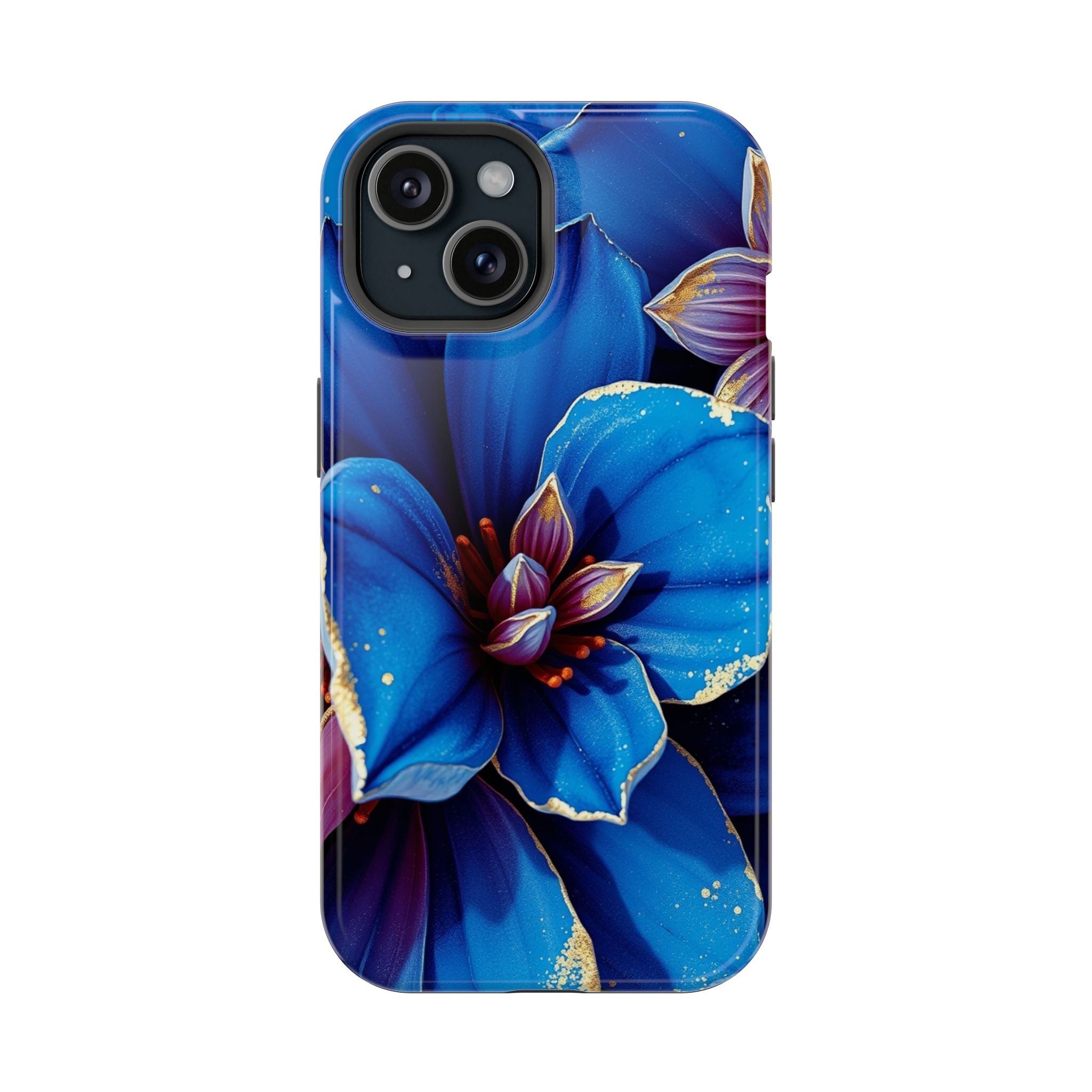 iPhone Floral Gold Foil Serene Design Slim Snap Case Ga · iPhone Case