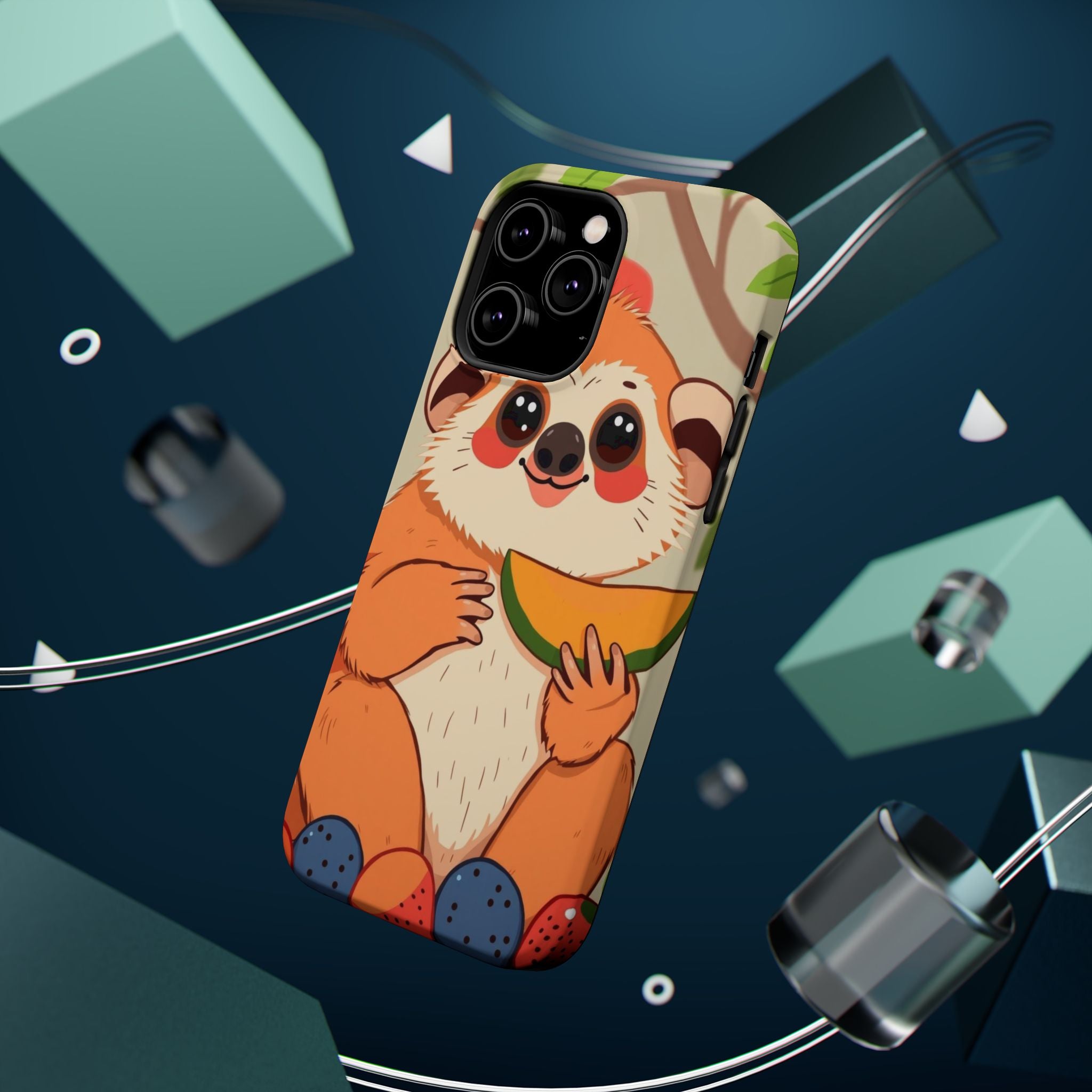 iPhone Slow Loris with Fruit Kids Fun iPhone Phone Case Gift Slim · iPhone Case