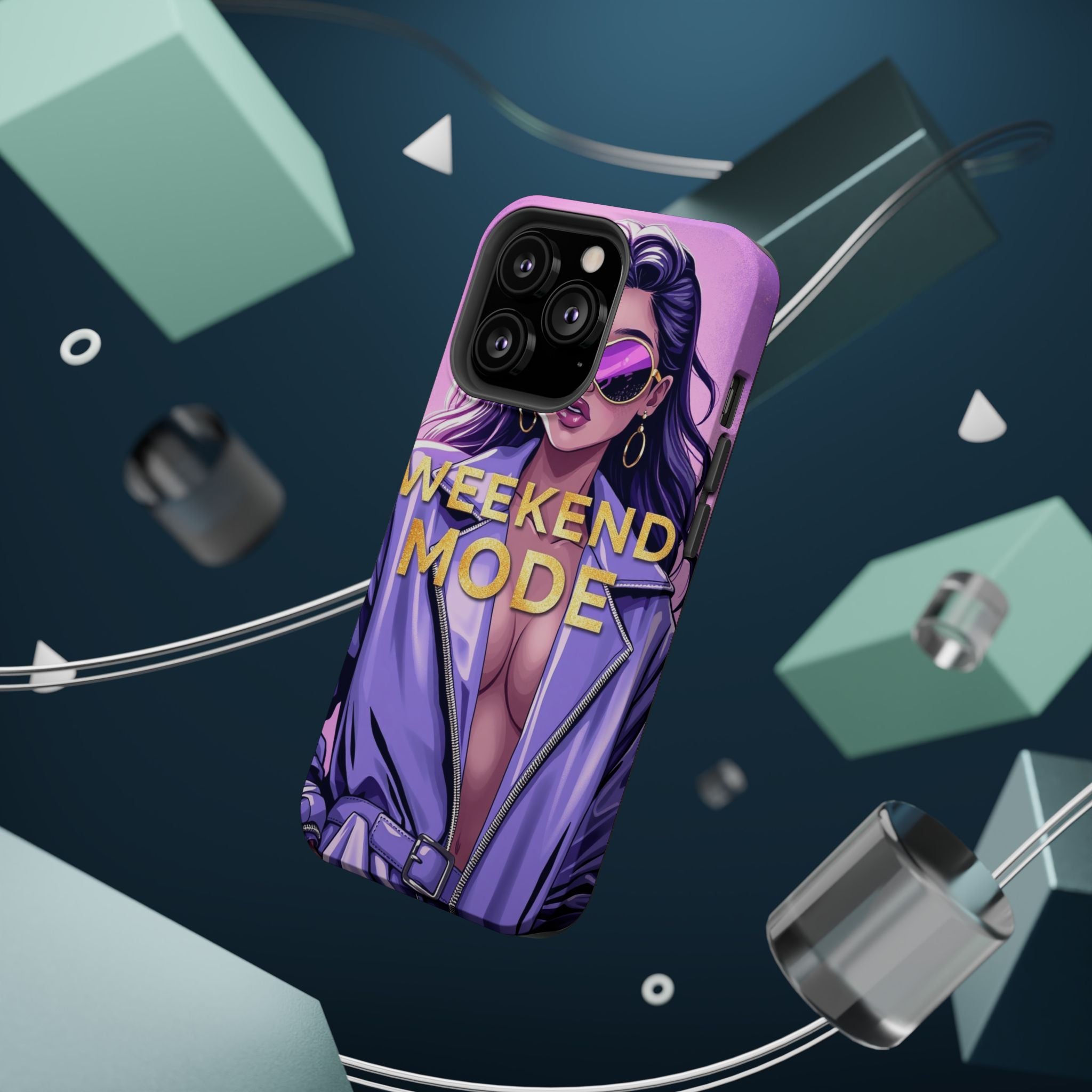 iPhone Lavender And Pearl Weekend Mode On Slim Everyday Designer Case · iPhone C