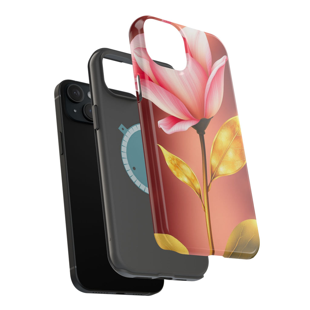 iPhone Dreamy Bloom and Leaf Design 14 Slim Everyday Designer Case · iPhone Case