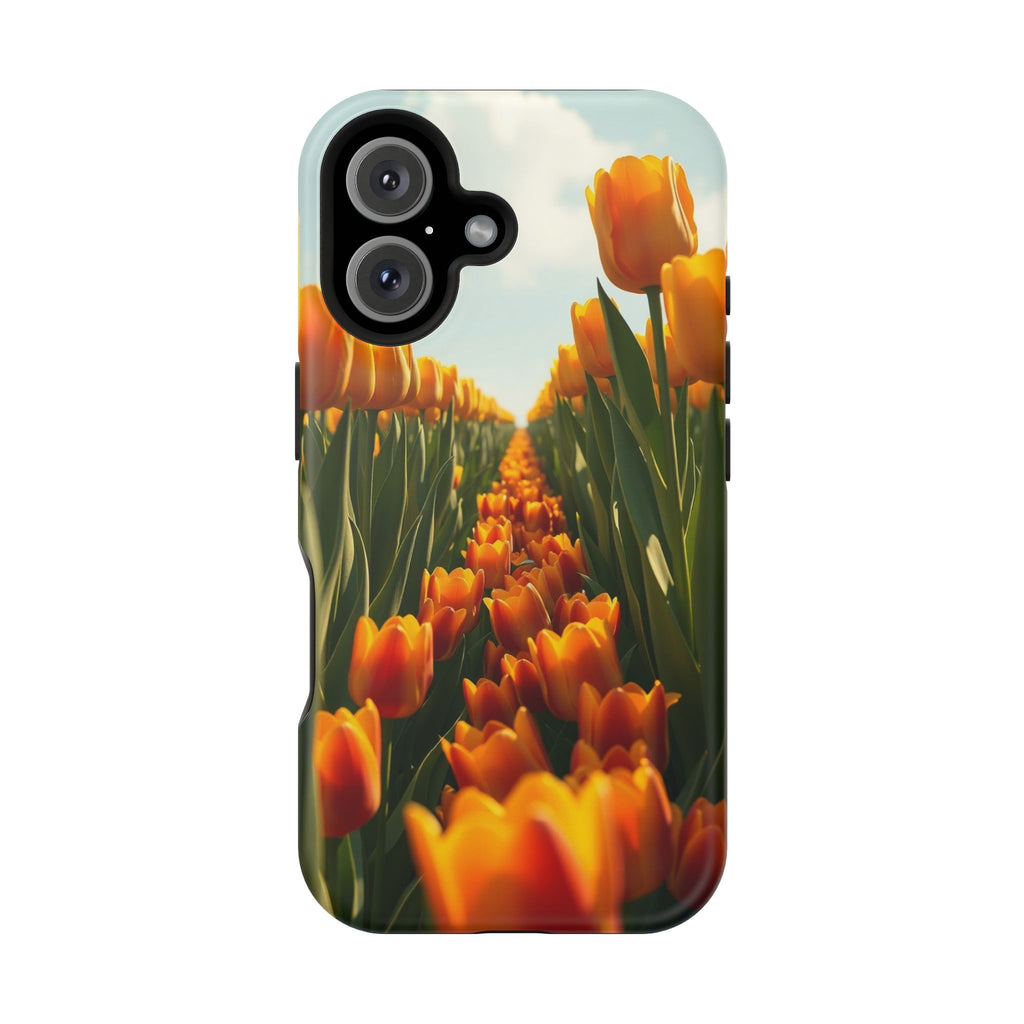 iPhone Tulip Row Radiant Design Slim Everyday Designer Case · iPhone Case
