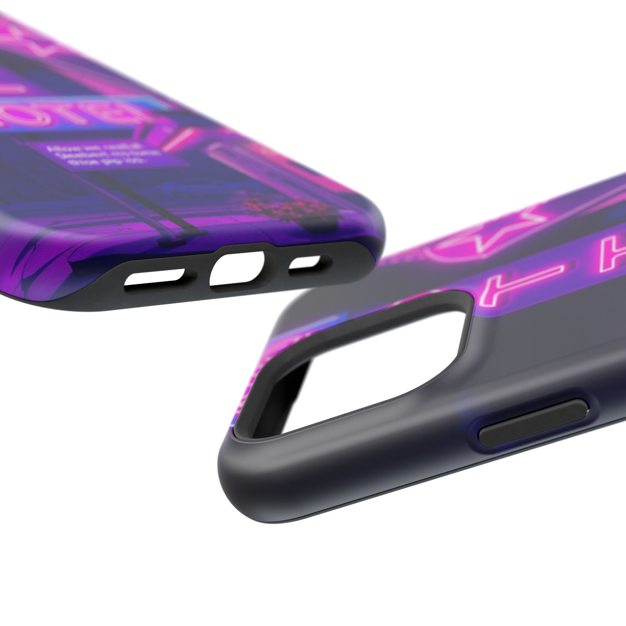 iPhone Neon Sign Motel Enchanted Art Slim Everyday Designer Case · iPhone Case