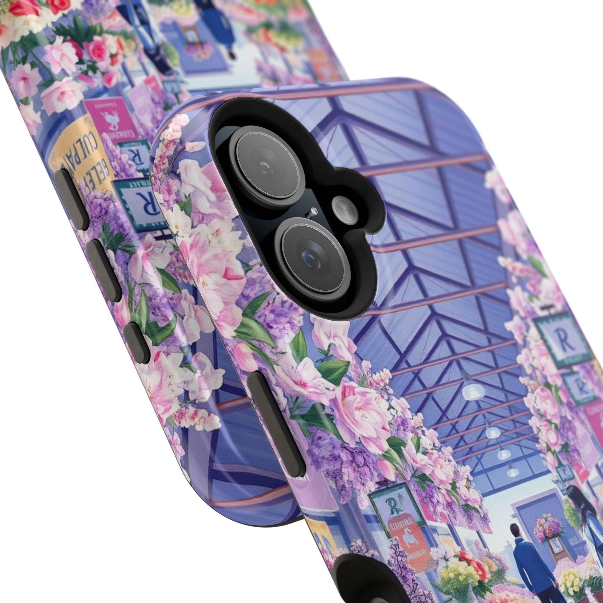 iPhone Flower Market Cinematic Art Clean Minimal Snap Cas Slim Snap Case · iPhon